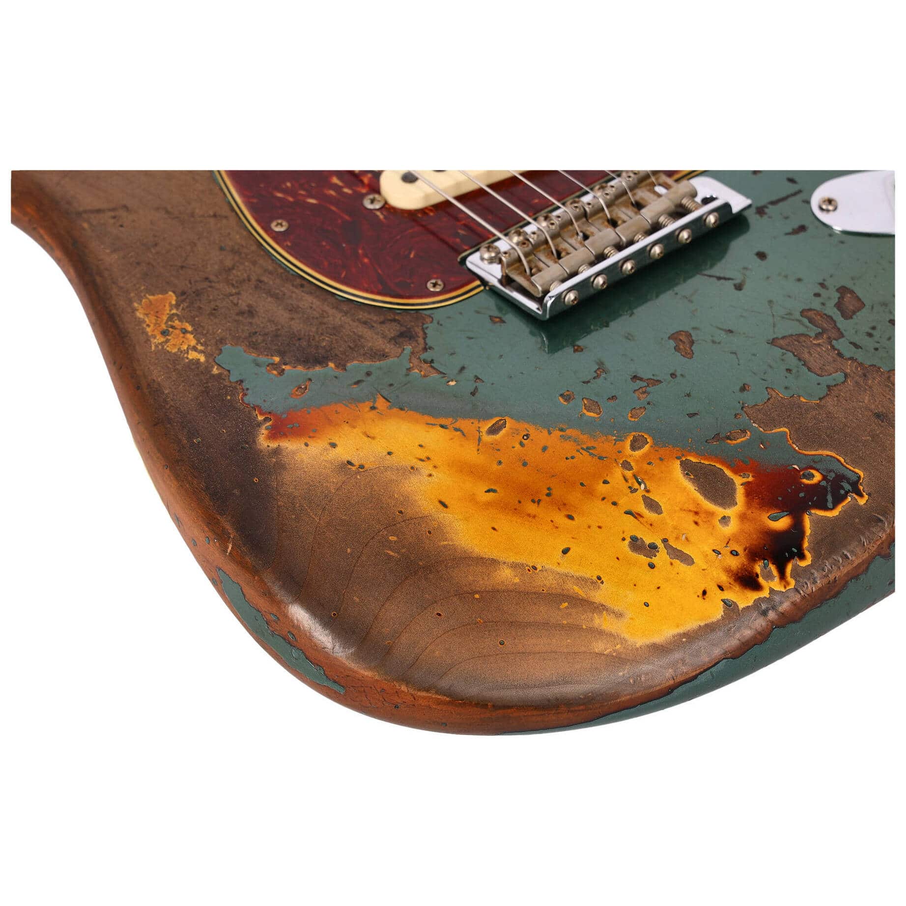 Fender LTD Custom Shop 1961 Stratocaster Roasted Super Heavy Relic Aged Sherwood Metallic over 3TS 9