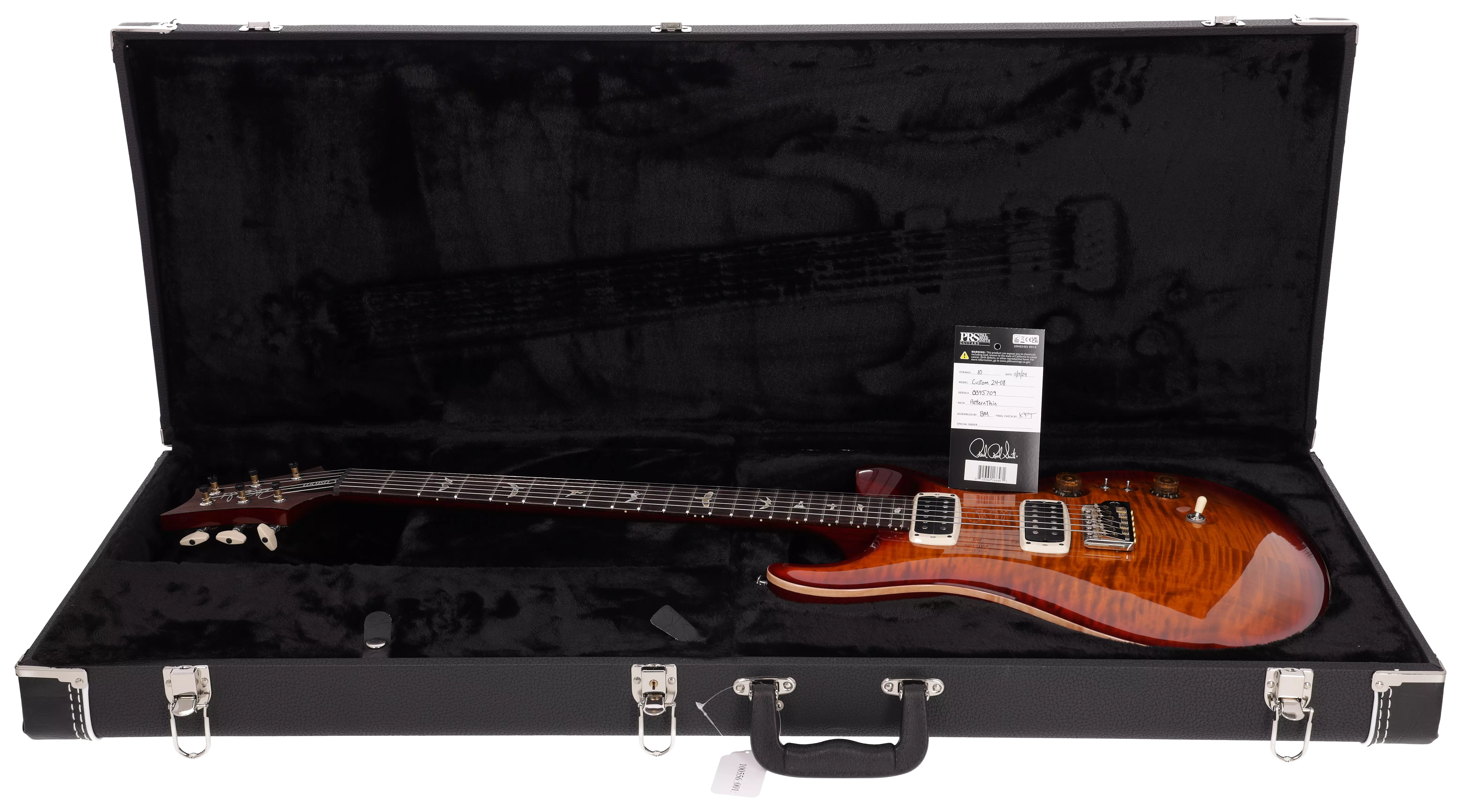 PRS Custom 24-08 Dark Cherry Sunburst # 17