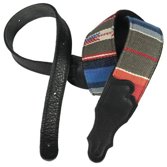  Saddle Blanket Black End - Blue 2``