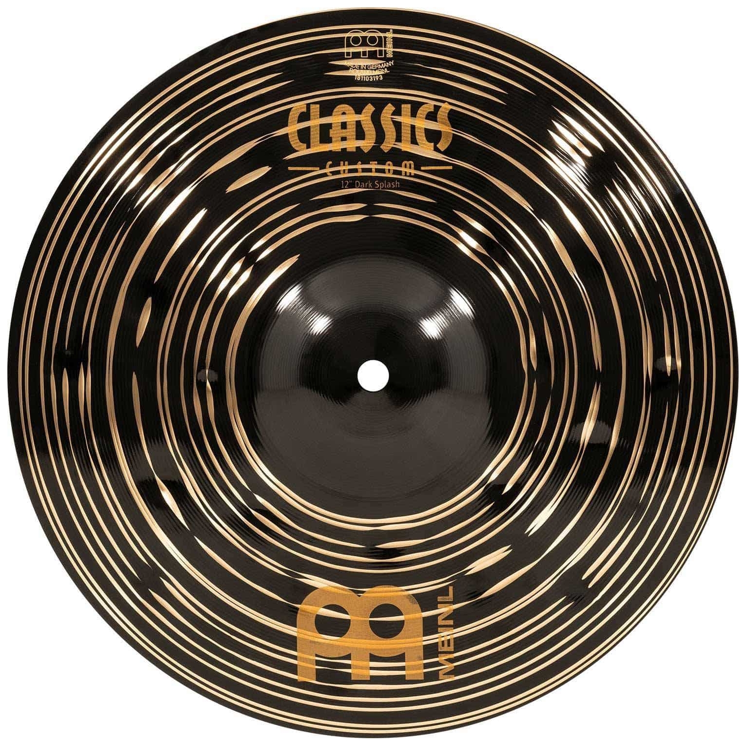 Meinl Cymbals CC12DAS - 12" Classics Custom Dark Splash 