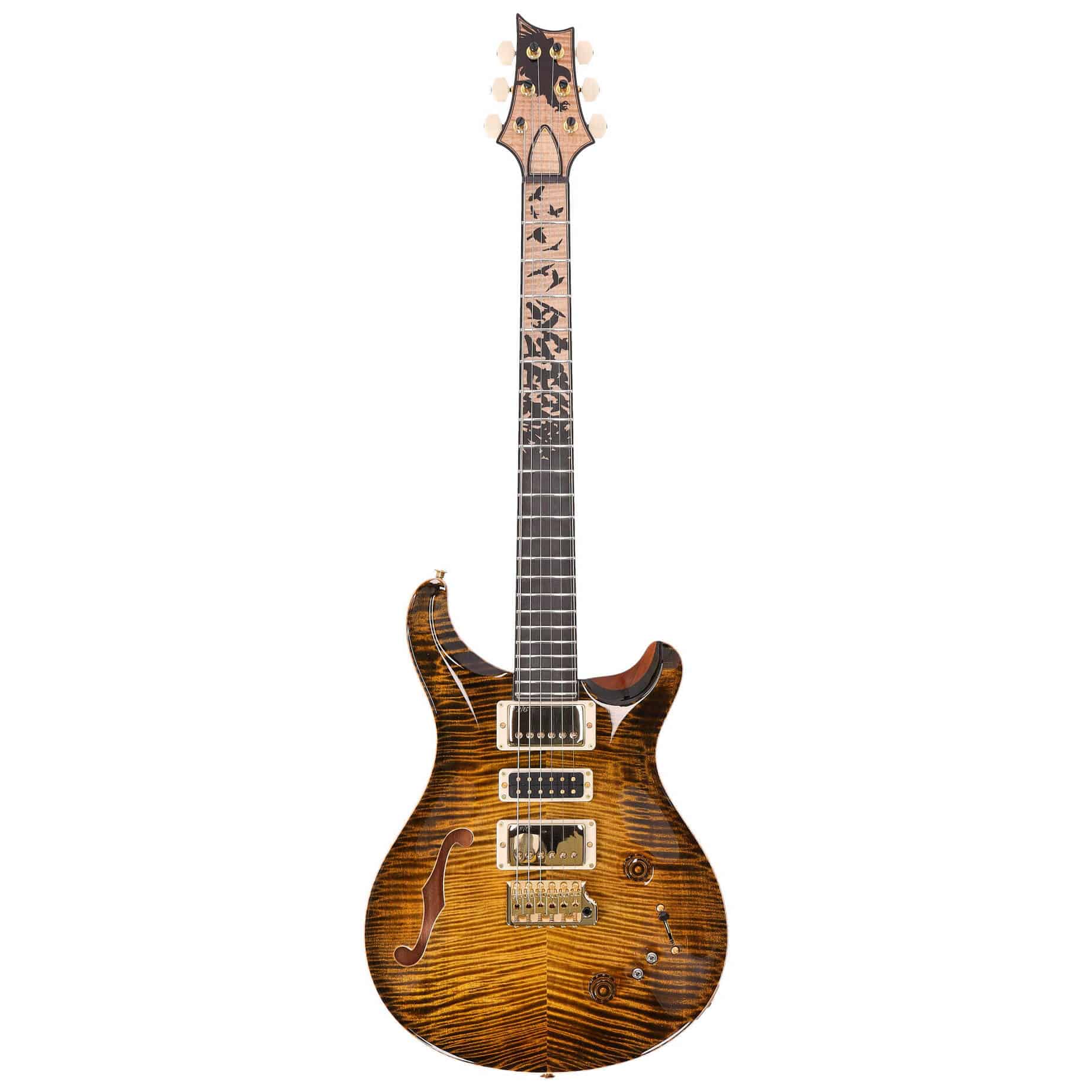 PRS Special 22 Semi Hollow Birds of a Feather Tiger Eye Glow Private Stock