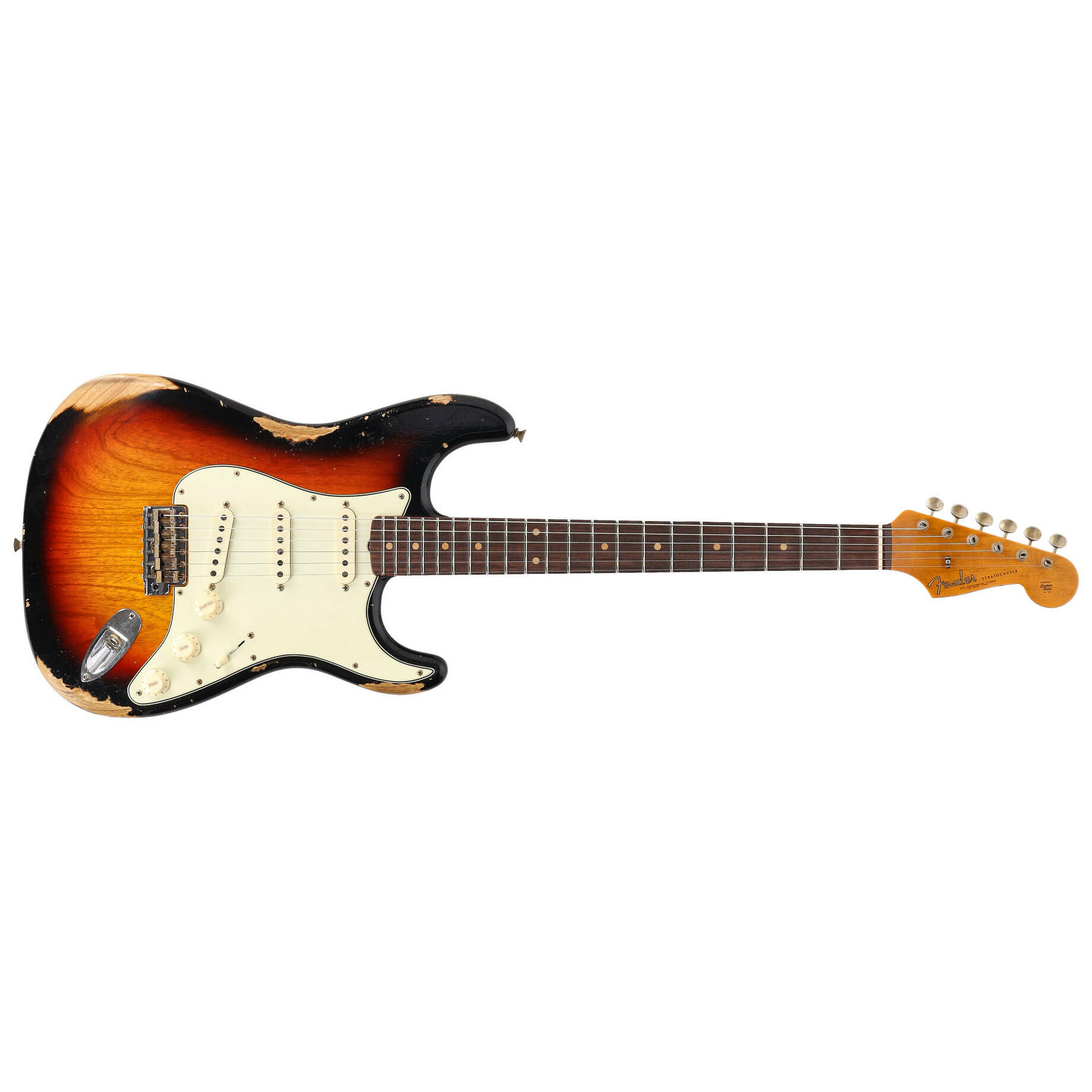 Fender LTD Custom Shop Roasted 62 Stratocaster Heavy Relic Faded Aged 3-Color Sunburst #1 1