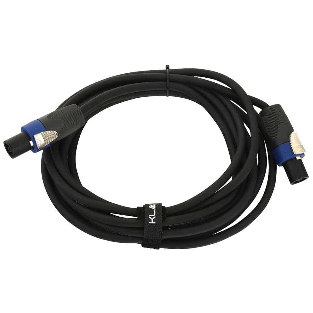 Klang - Klang Lautsprecherkabel, 5 Meter mit Lautsprecherverbinder, 2x 2,5