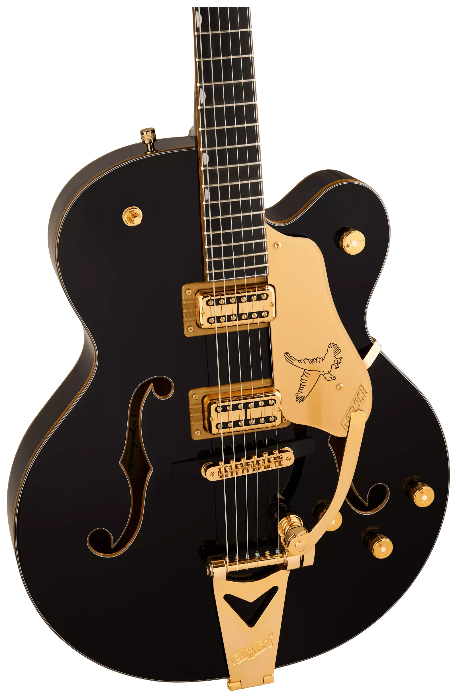Gretsch Synchromatic Falcon Hollow Body SC Bigsby EB Black 3