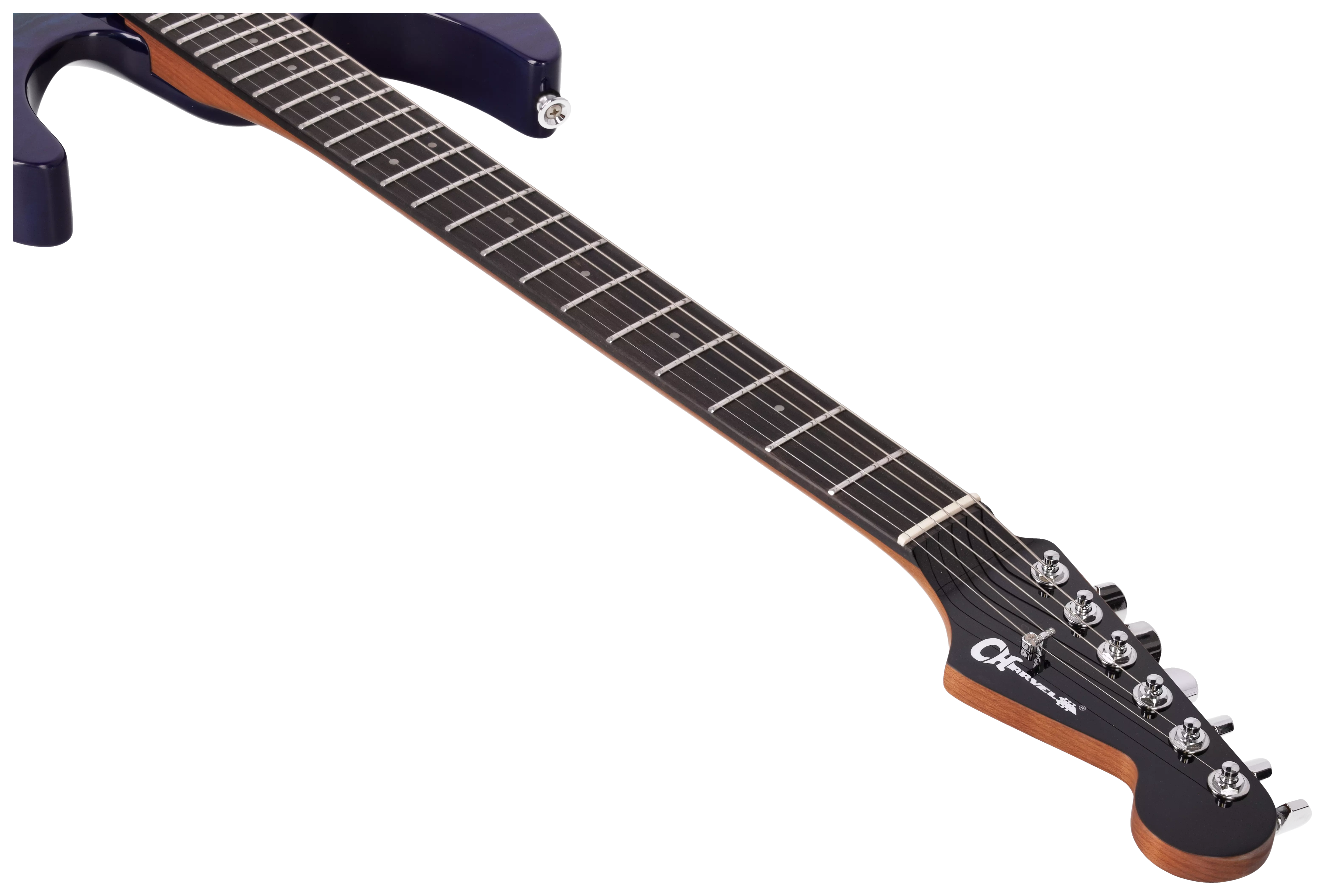 Charvel Pro Mod Plus DK24 HH 2PT EB QM Chlorine Burst 13