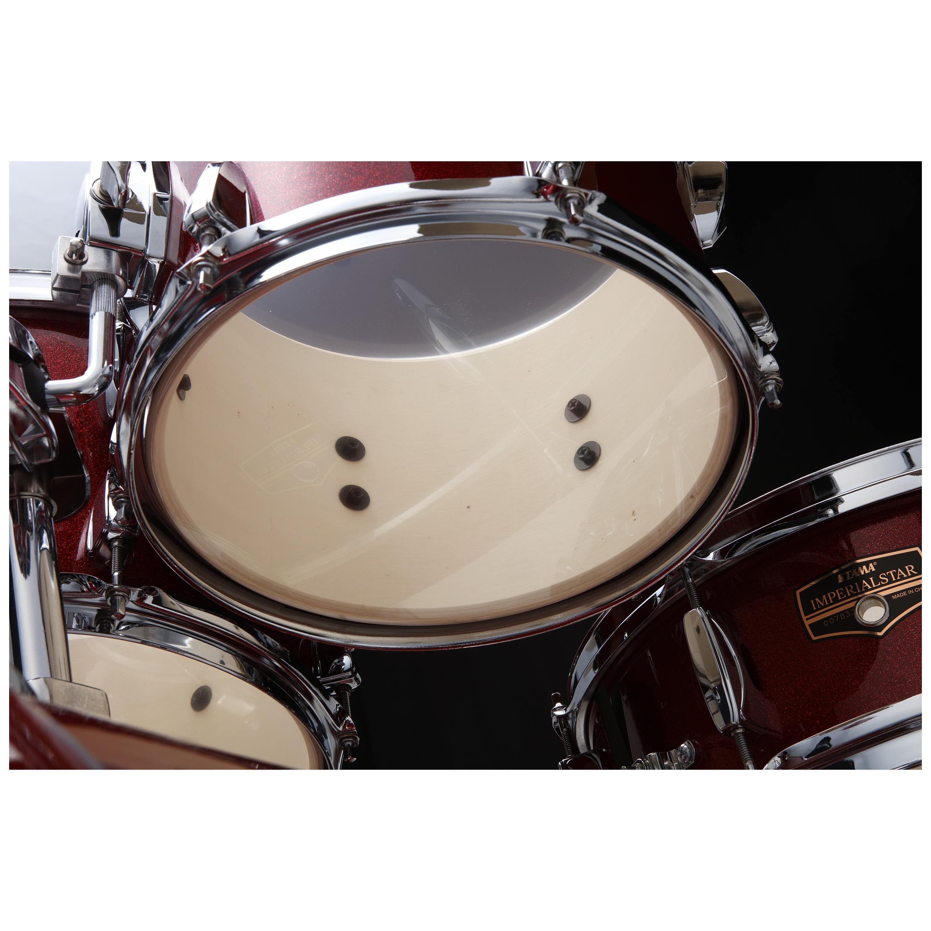 Tama IP52H6W-BRM Imperialstar Drumset 5 teilig - Burnt Red Mist/Chrom HW + MEINL Cymbals HCS Bronze 2