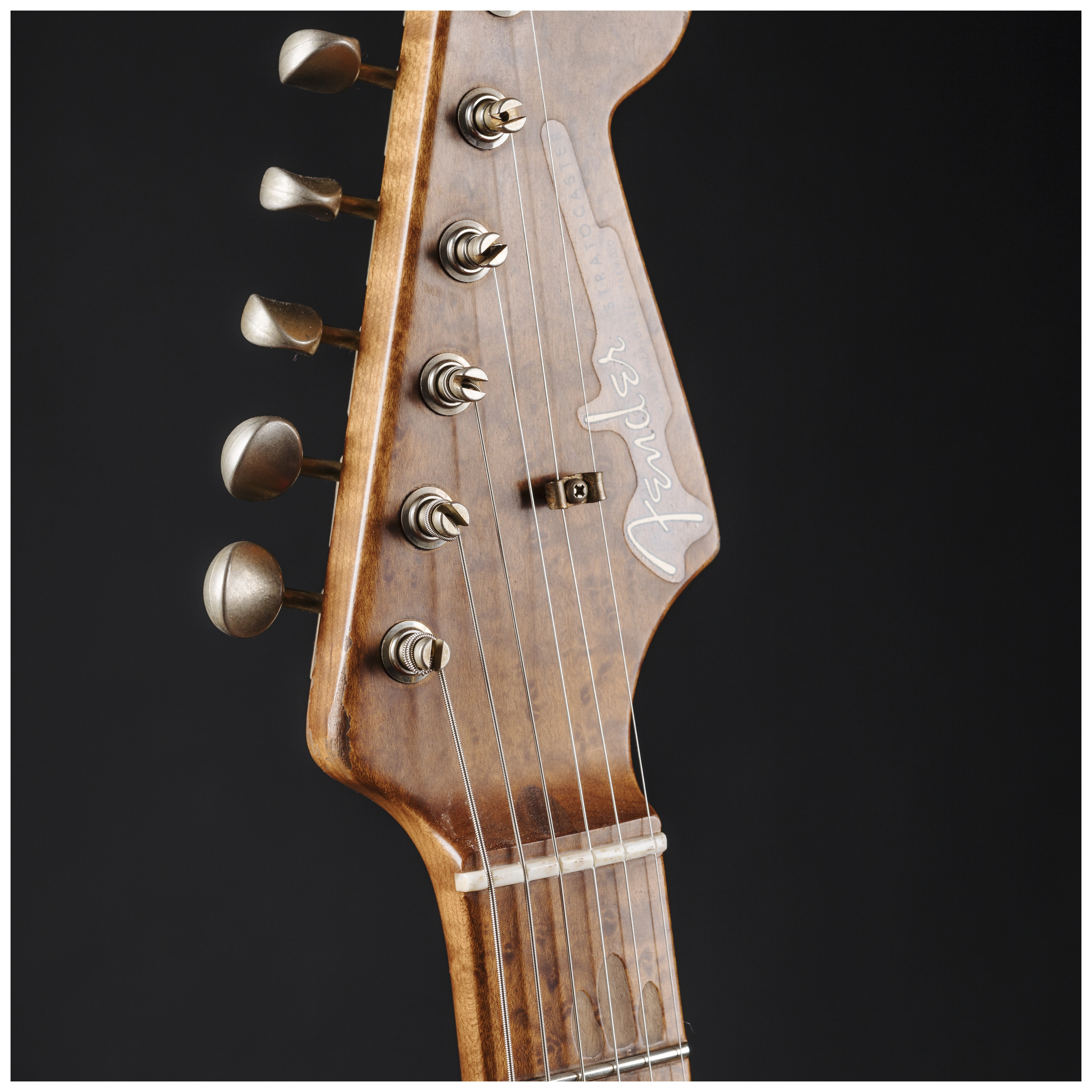 Fender Custom Shop 50´s Stratocaster HVYREL BLK over VB MBAH #R129489 21