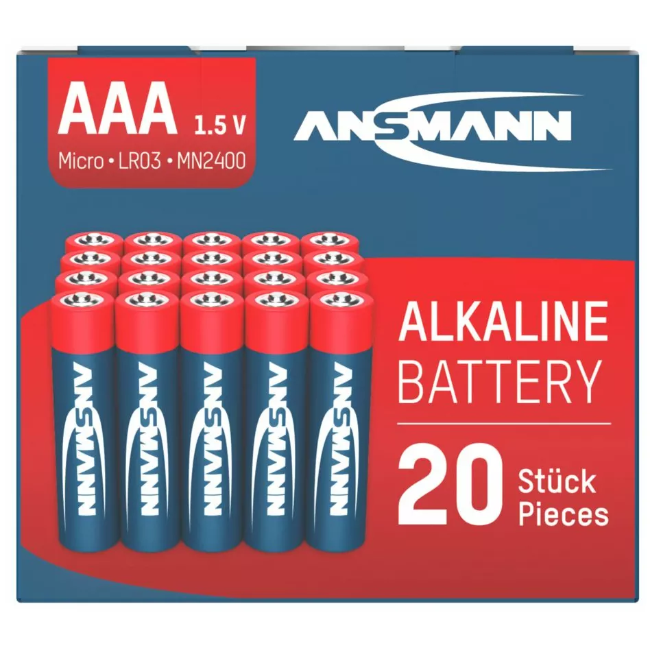 Ansmann Alkaline Batterie Micro AAA / LR03 20er Box 2
