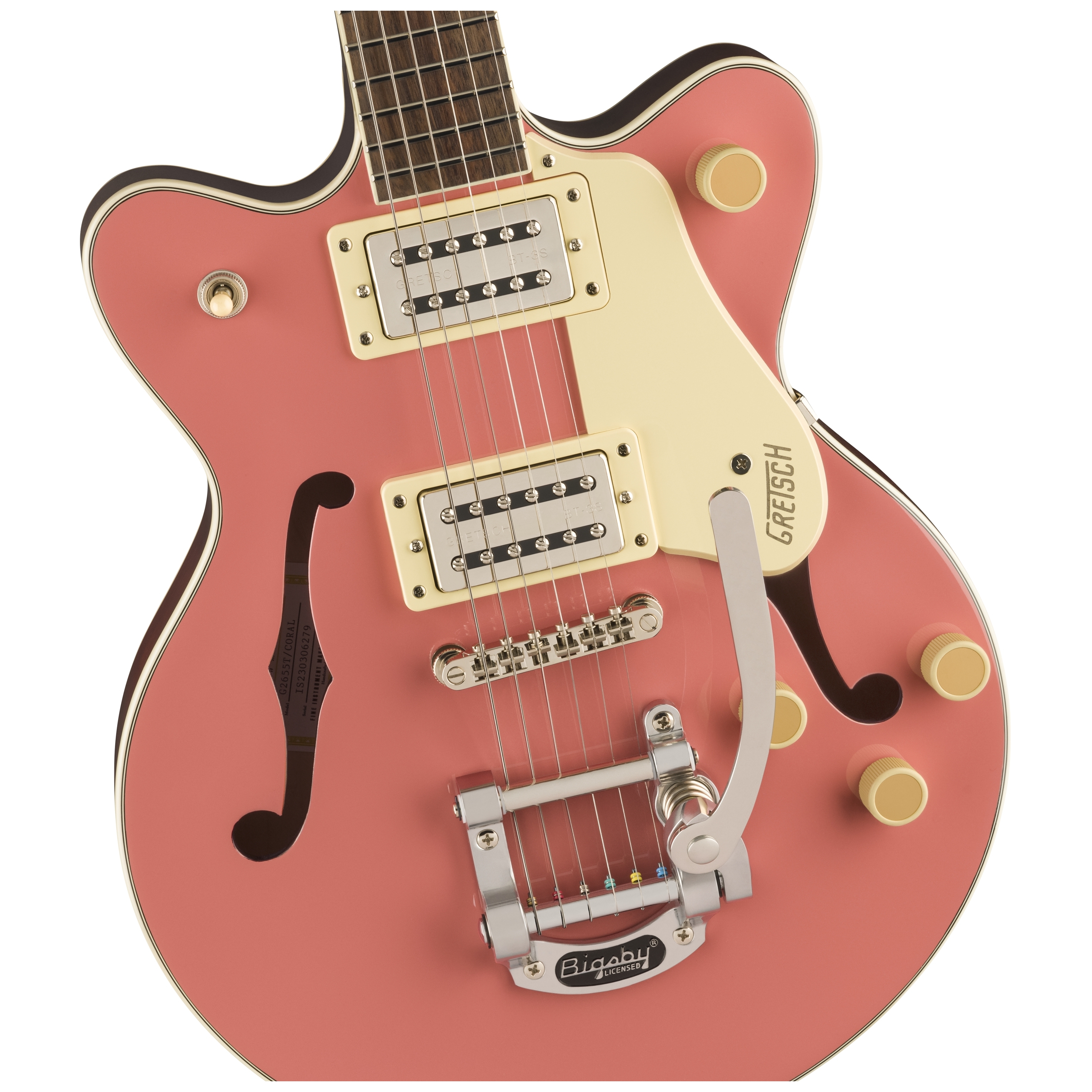 Gretsch G2655T Streamliner CBJR DC with Bigsby Coral 4