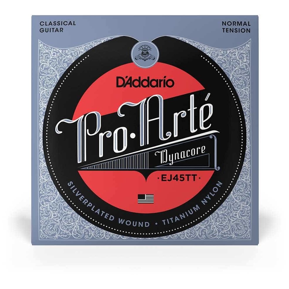 D’Addario - D’Addario EJ45TT - ProArté Classical Titanium - Normal Tension 028-044