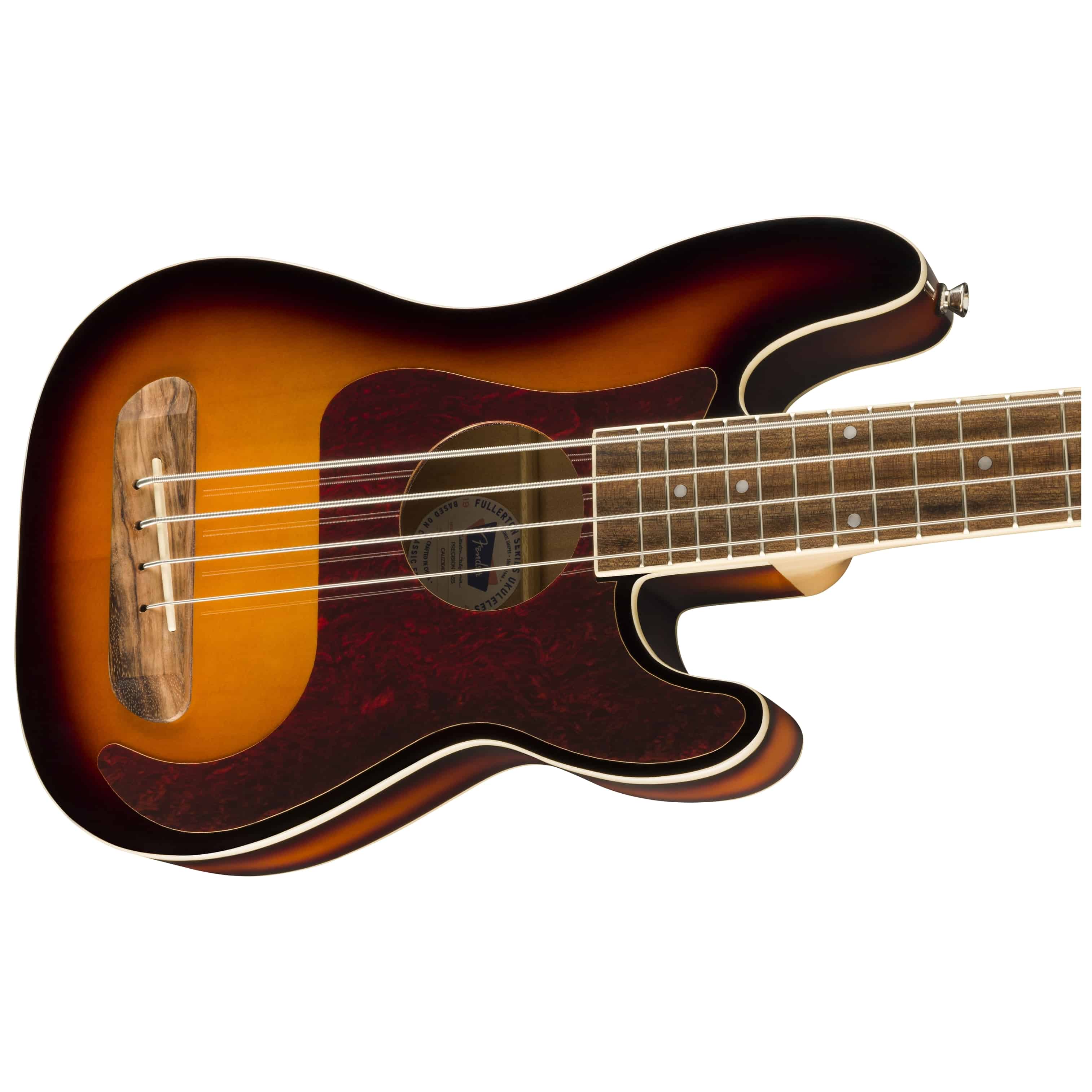 Fender Fullerton Precision Bass Uke 3-Color Sunburst 5