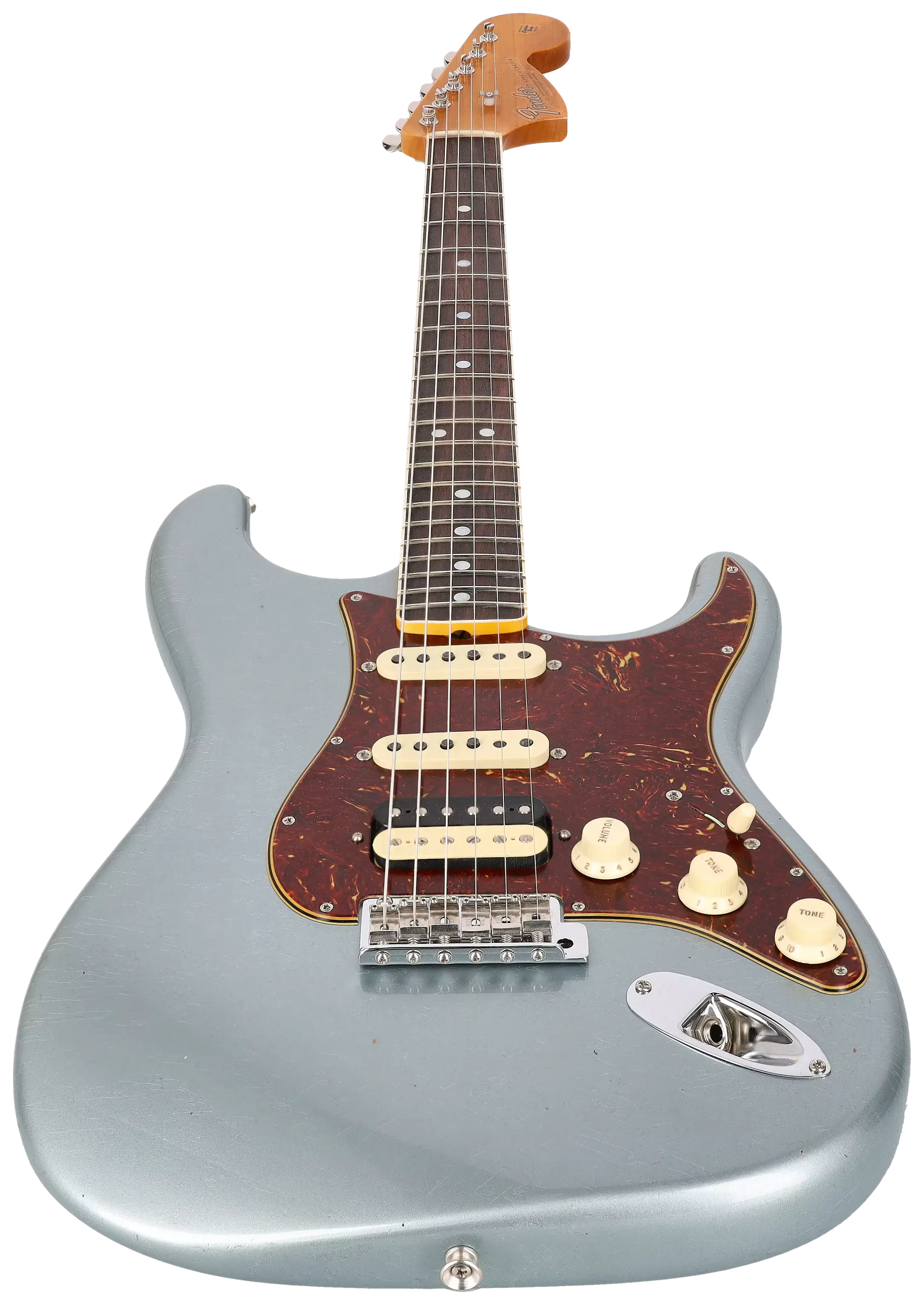 Fender LTD Custom Shop 67 Stratocaster JRN HSS Faded Aged Blue Ice Metallic #2 3