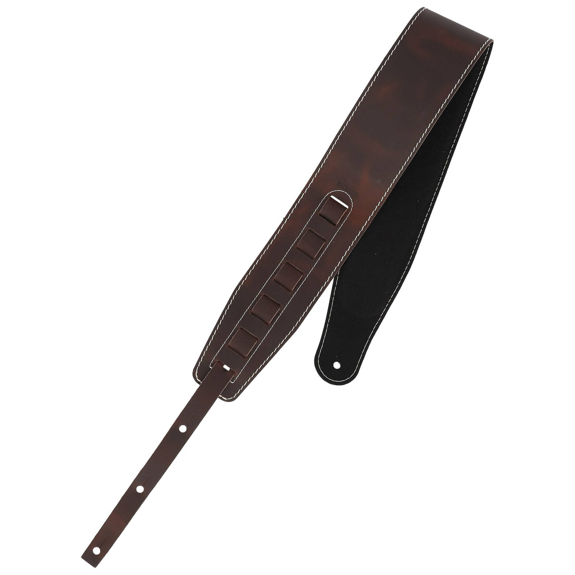 Sadowsky MetroLine Genuine Leather Bass Strap Brown, Silver 1