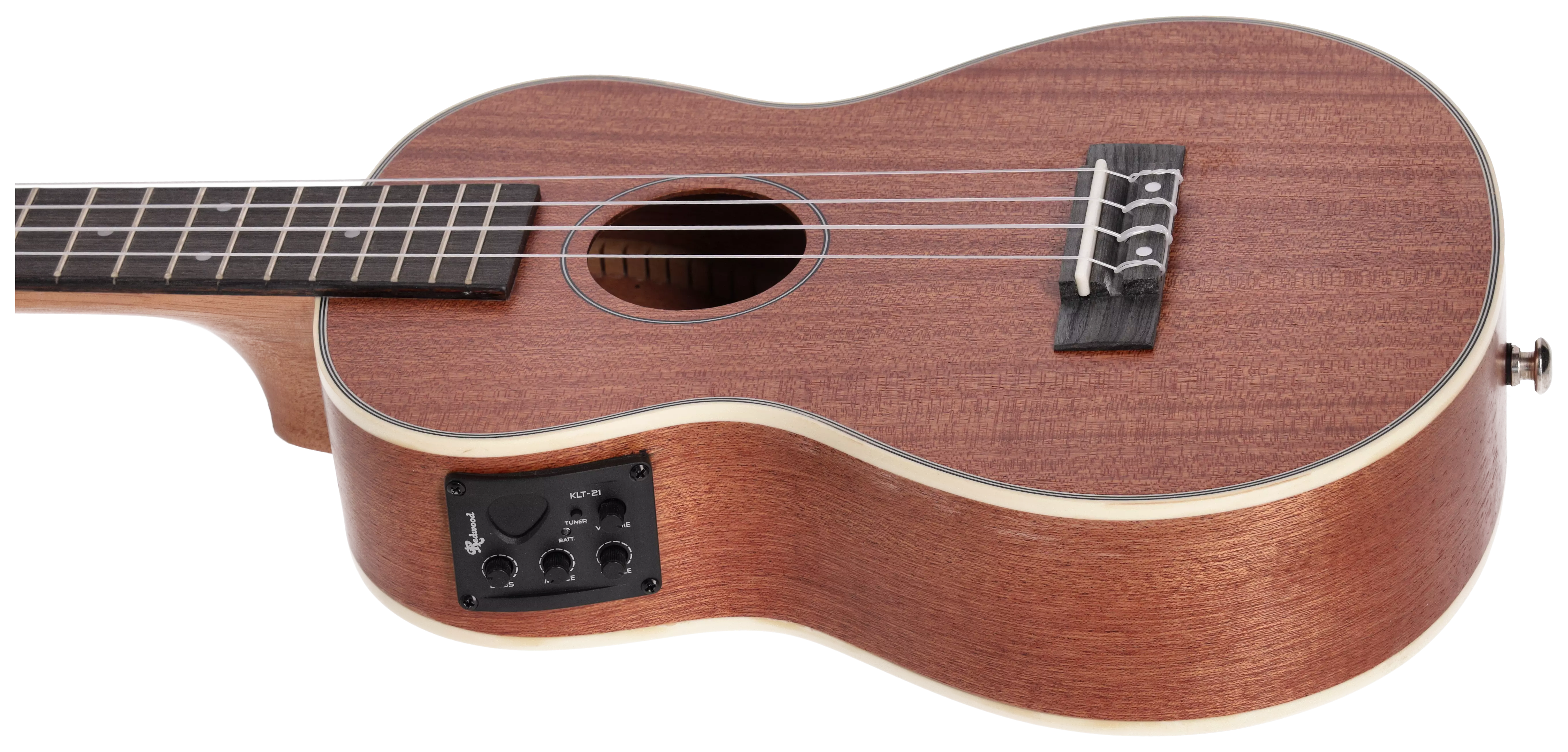 Redwood Hula-Maha Tenor Ukulele Sapele Top + Pickup 4