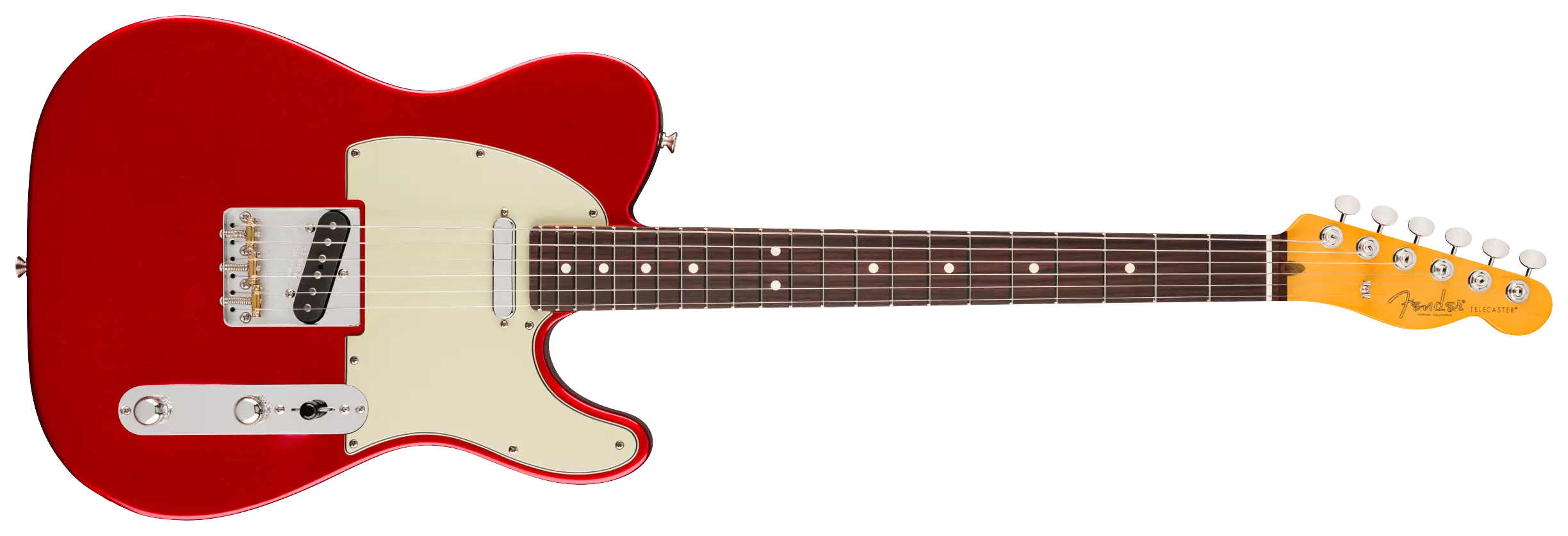 Fender LTD Pro Classic Silent Telecaster RW Candy Apple Red 1