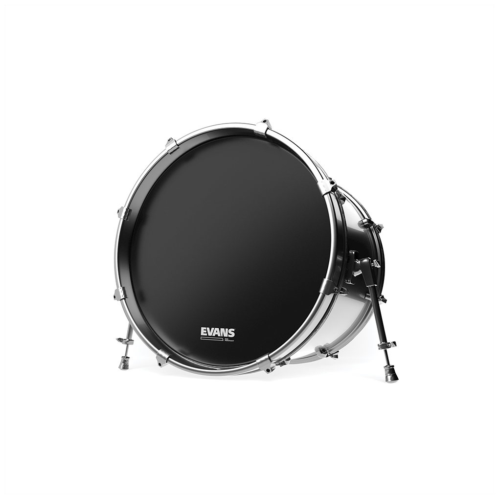 Evans BD26RB-NP - EQ3 Resonant Black Bass Drum Head, No  Port, 26 Zoll 1