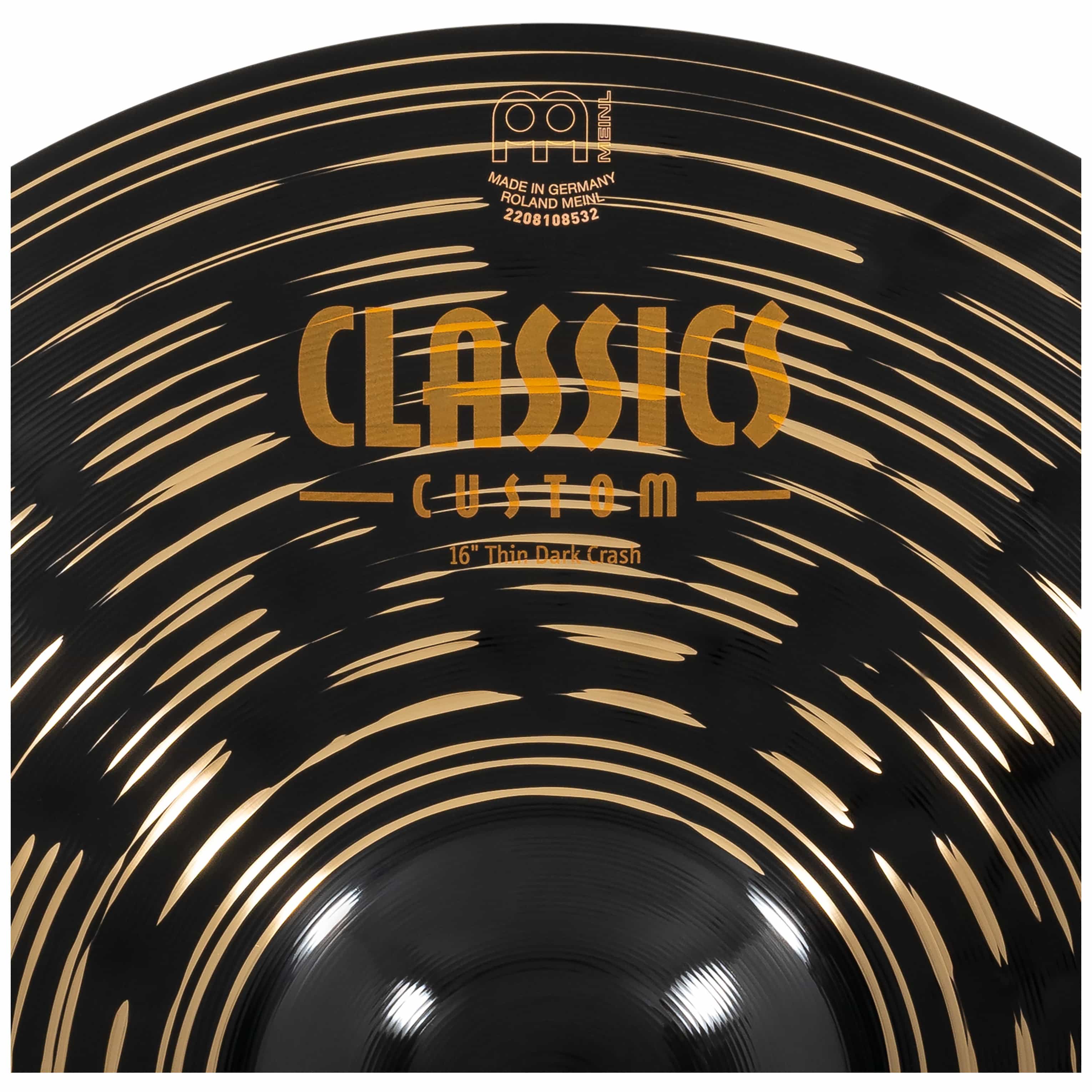 Meinl Cymbals CC16TDAC - 16" Classics Custom Dark Thin Crash 3