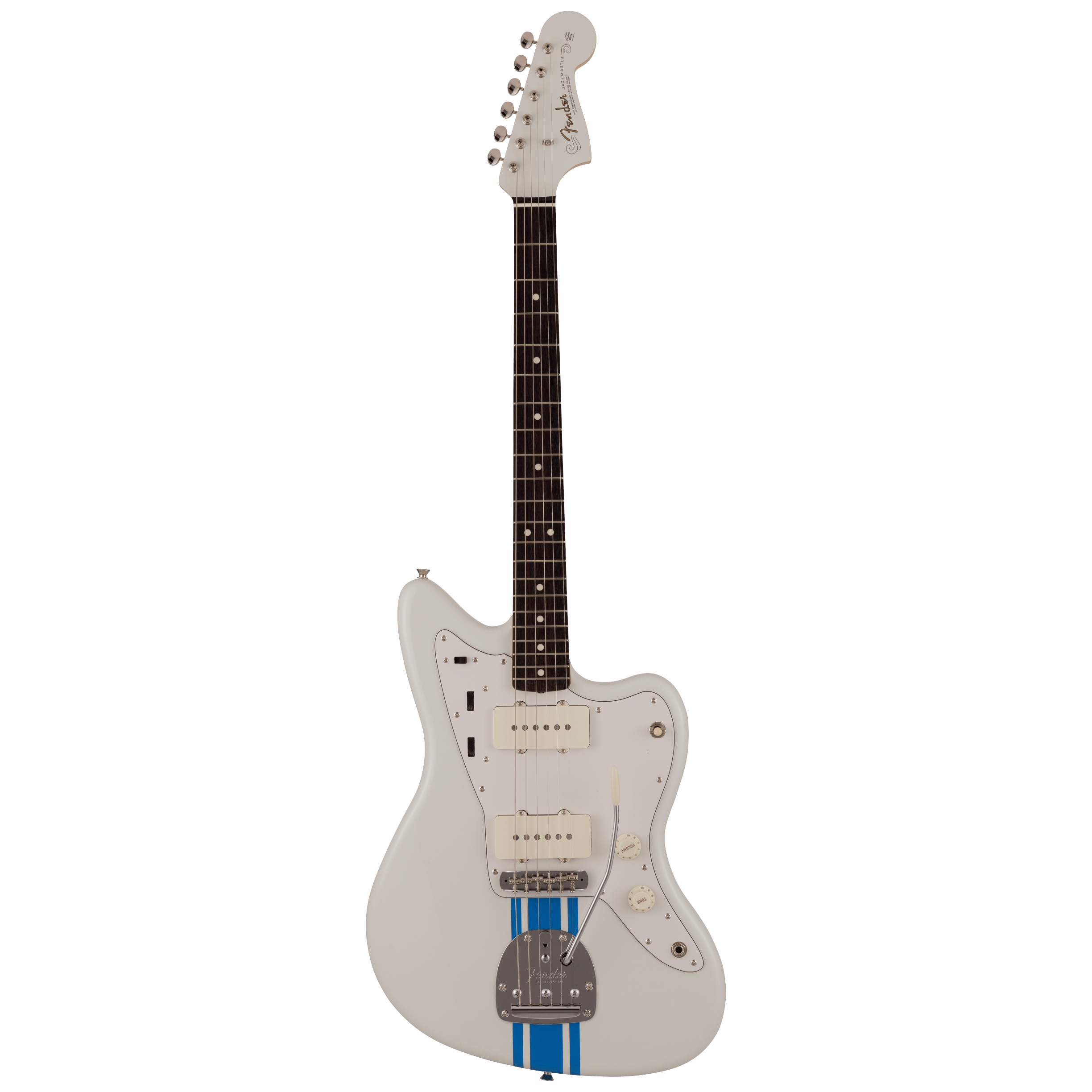 Fender LTD MIJ Traditional 60s Jazzmaster RW OWT Blue Competition Stripes
