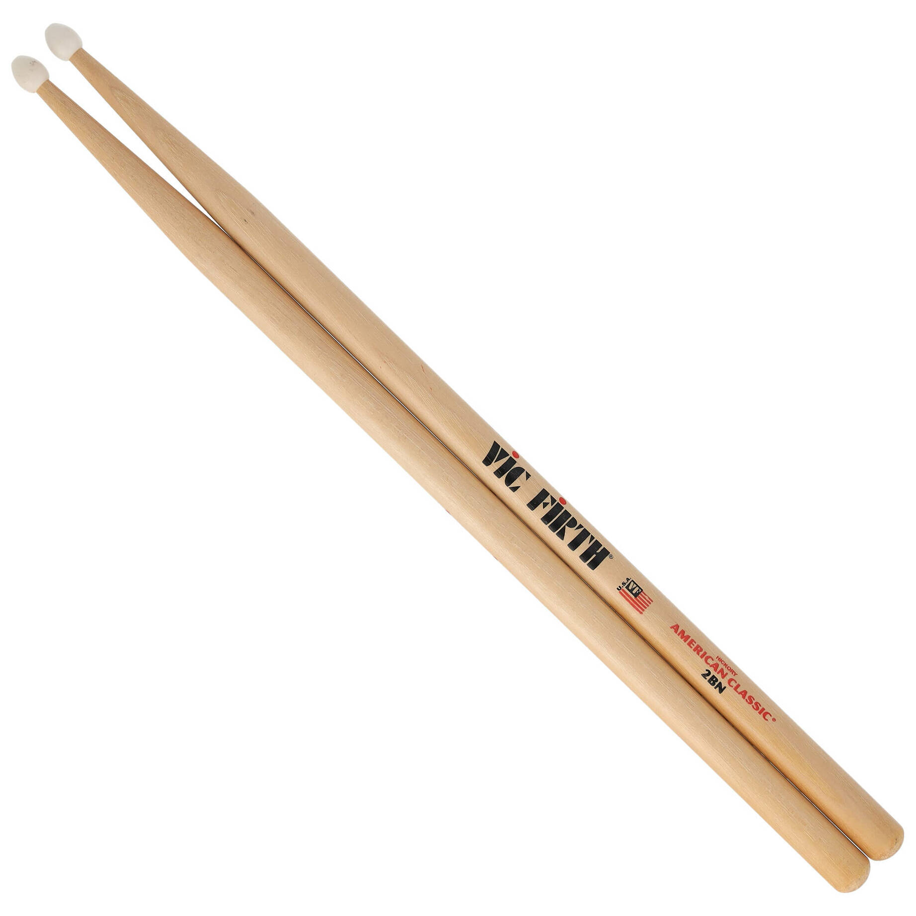 Vic Firth 2BN - American Classic - Hickory - Nylon Tip 2