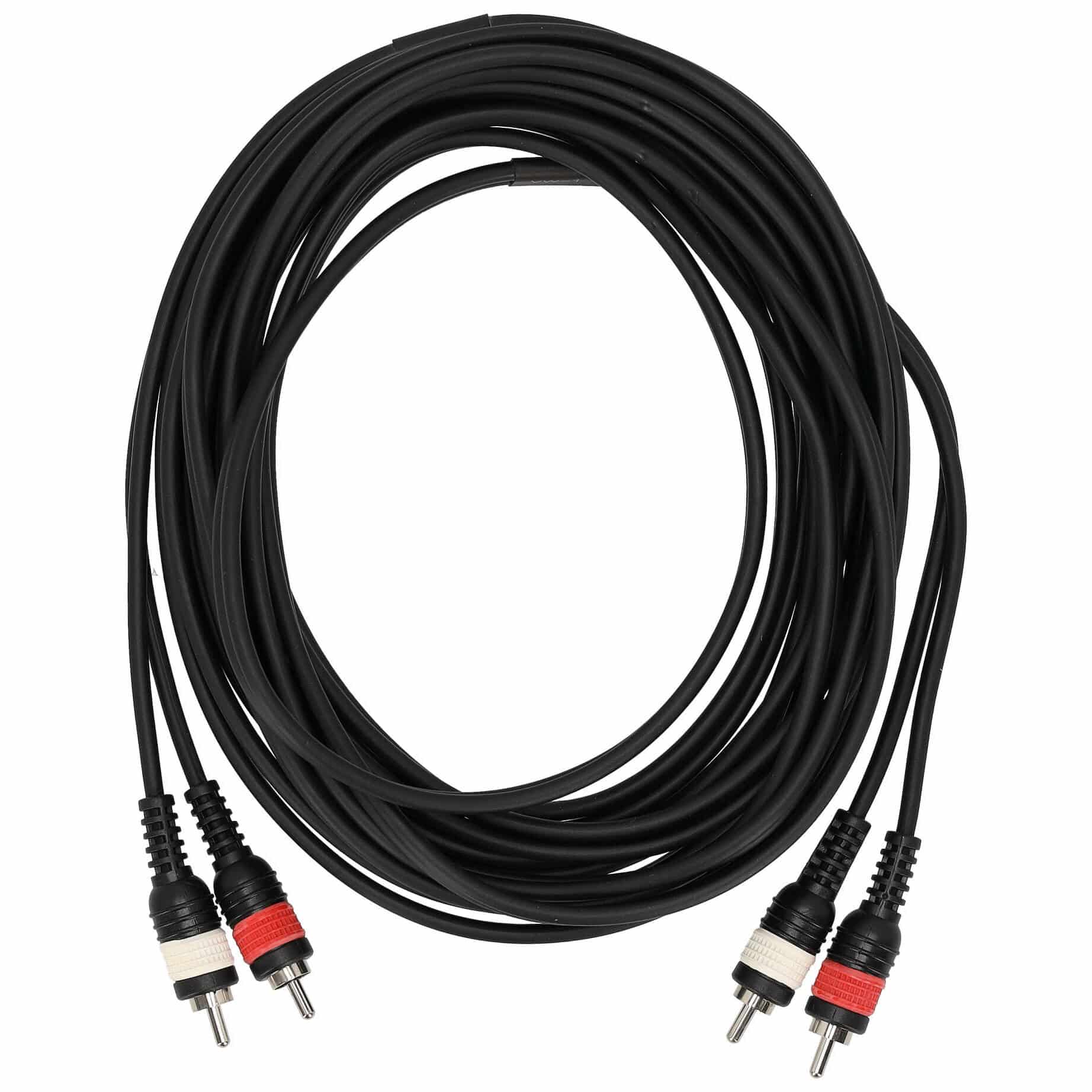 Sommer Cable BV-CICI-0600 SC-Onyx Basic 2 x Cinch Male - 2 x Cinch Male 6 Meter