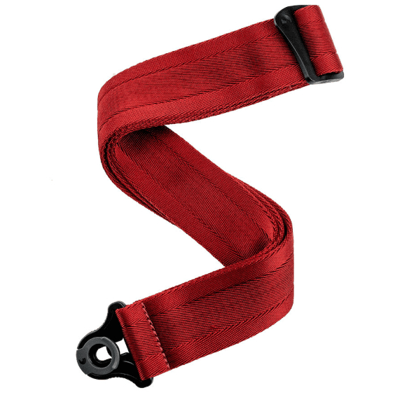 D’Addario - D’Addario Gitarrengurt, Nylongewebe, Auto Lock, Blood Red