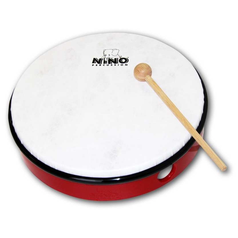 Nino Percussion - Nino Percussion NINO5R - 10 Zoll ABS Hand Drum, Red