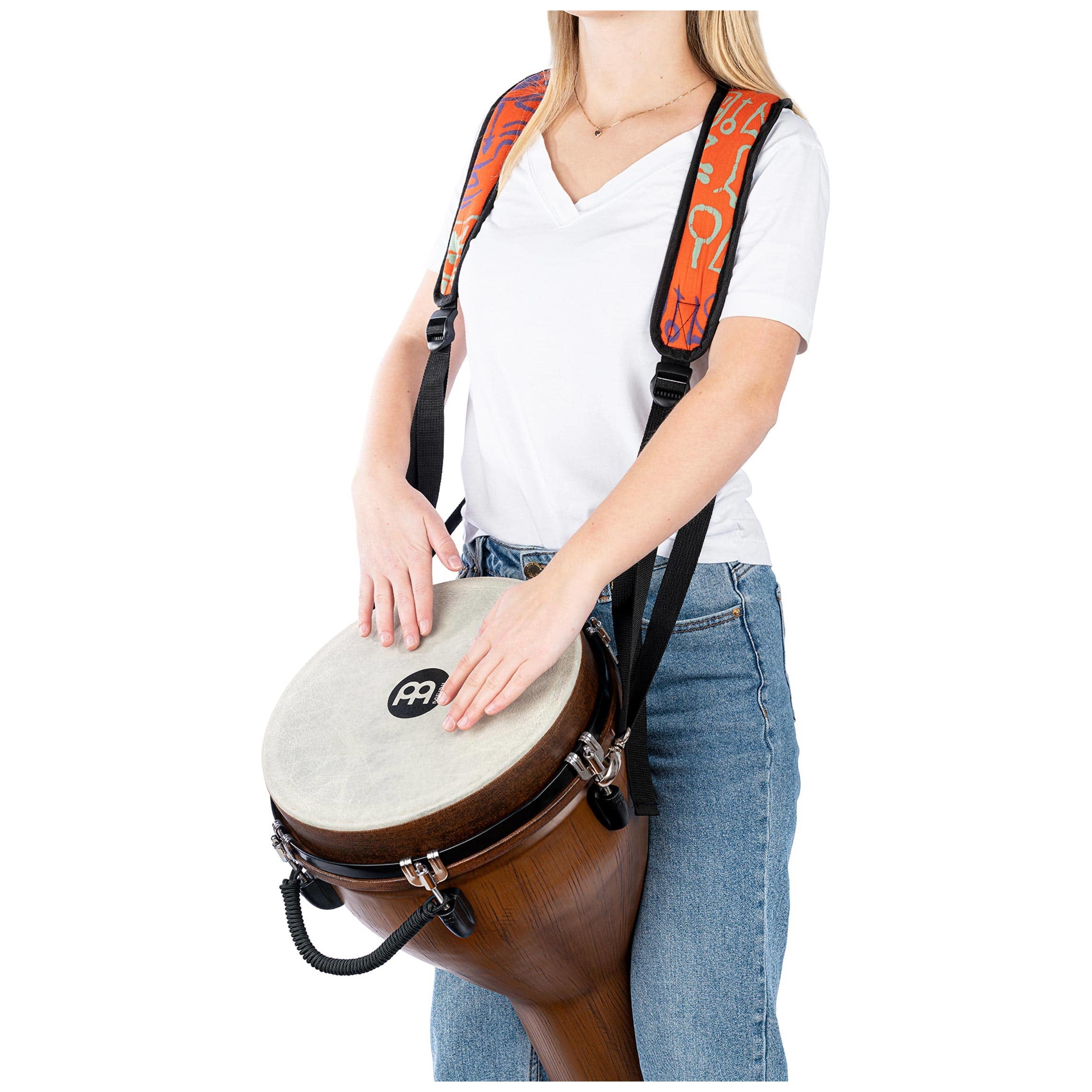 Meinl Percussion - Meinl Percussion MDJS1PS Designer Djembe Strap, Pharaoh s Script - 3