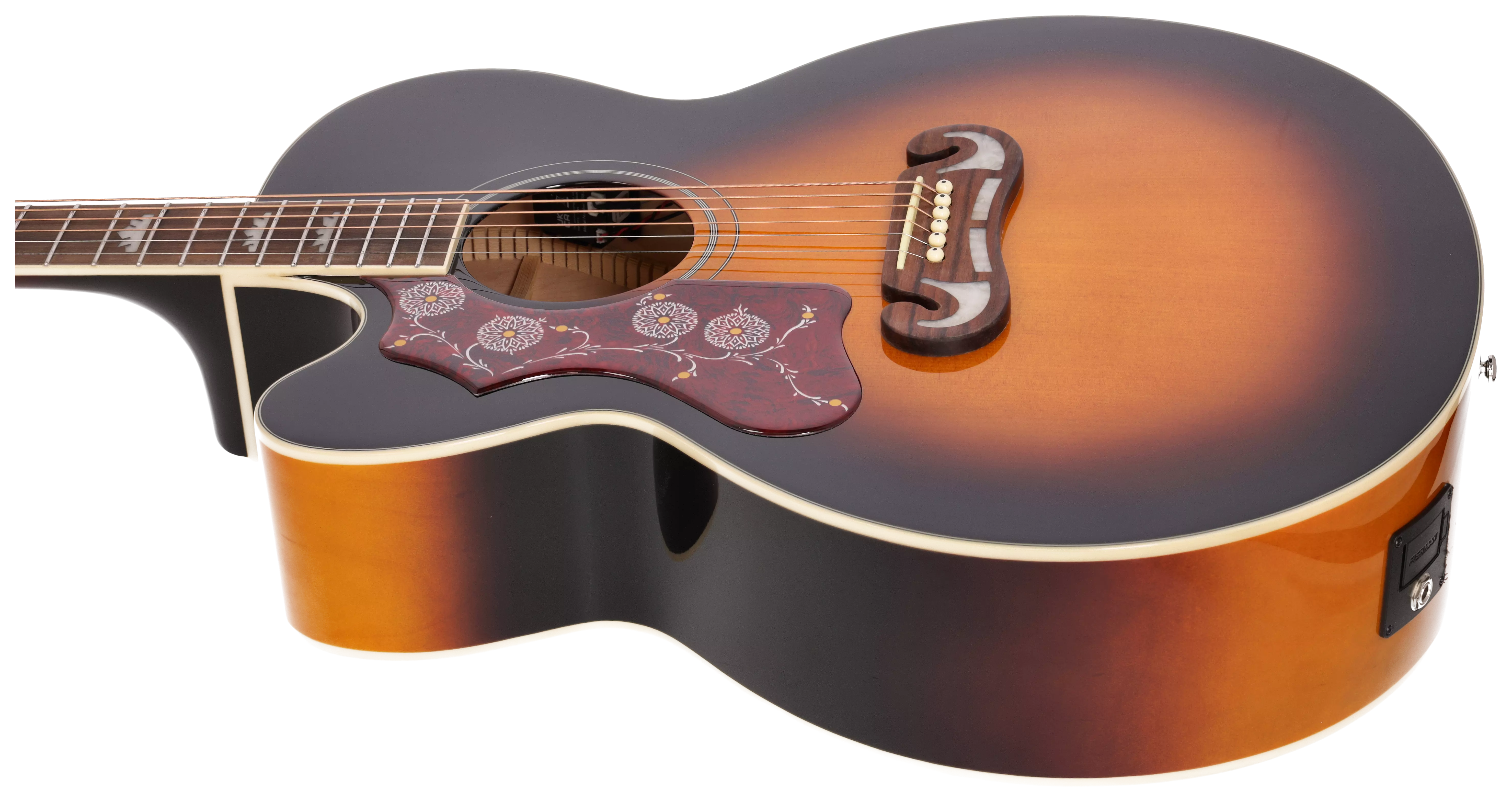 Epiphone J-200 Studio EC LH Vintage Sunburst 5