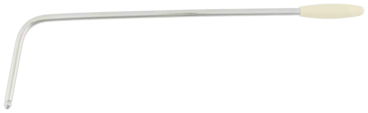 Fender Panorama Tremolo Arm Chrome Vintage White Tip