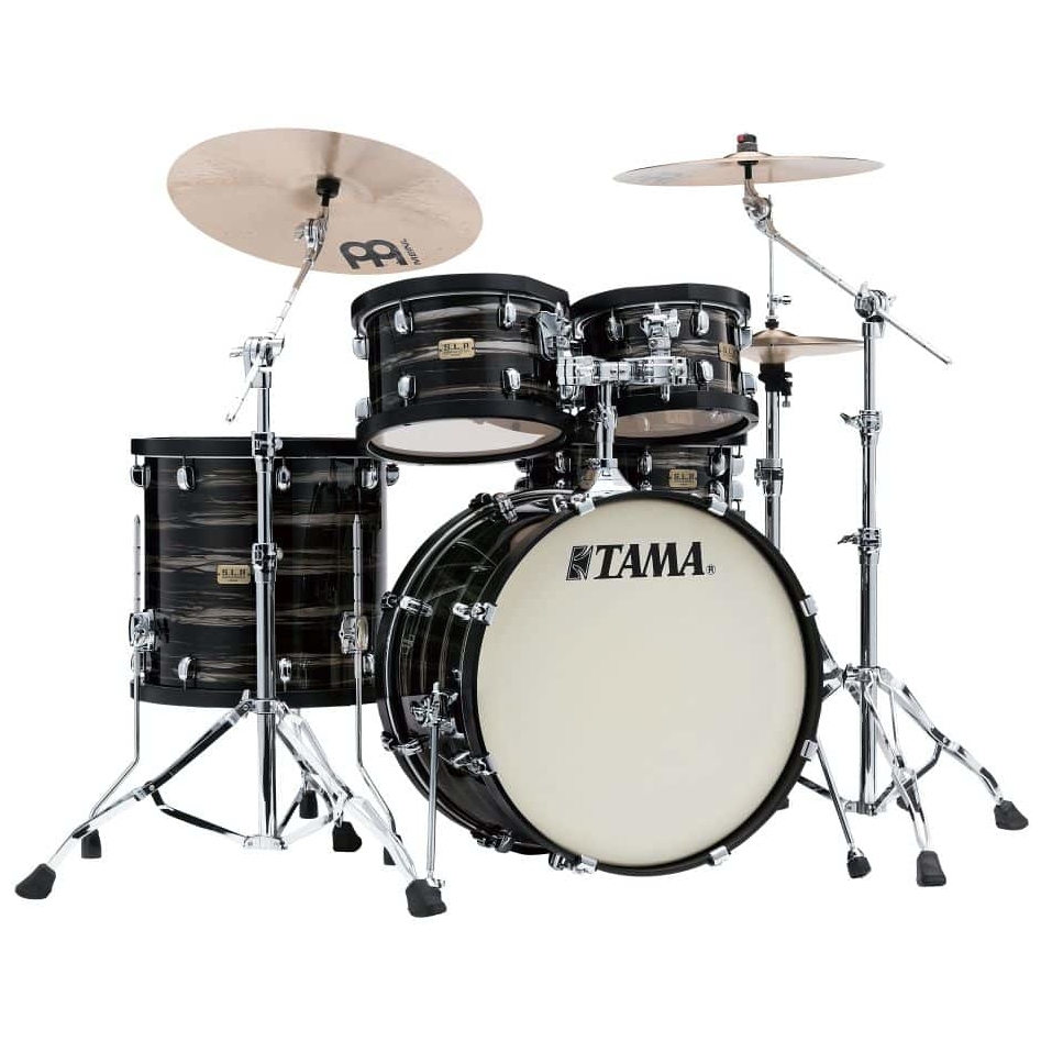Tama - Tama SLP Sound Lab Project Drumkit - Studio Maple Lacquered Charcoal Oyster