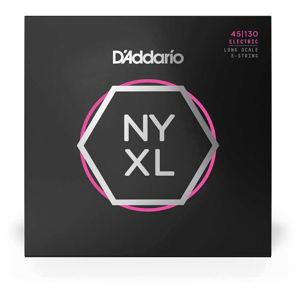 D’Addario NYXL45130 - NYXL Bass Nickel Wound, Long Scale 45-130