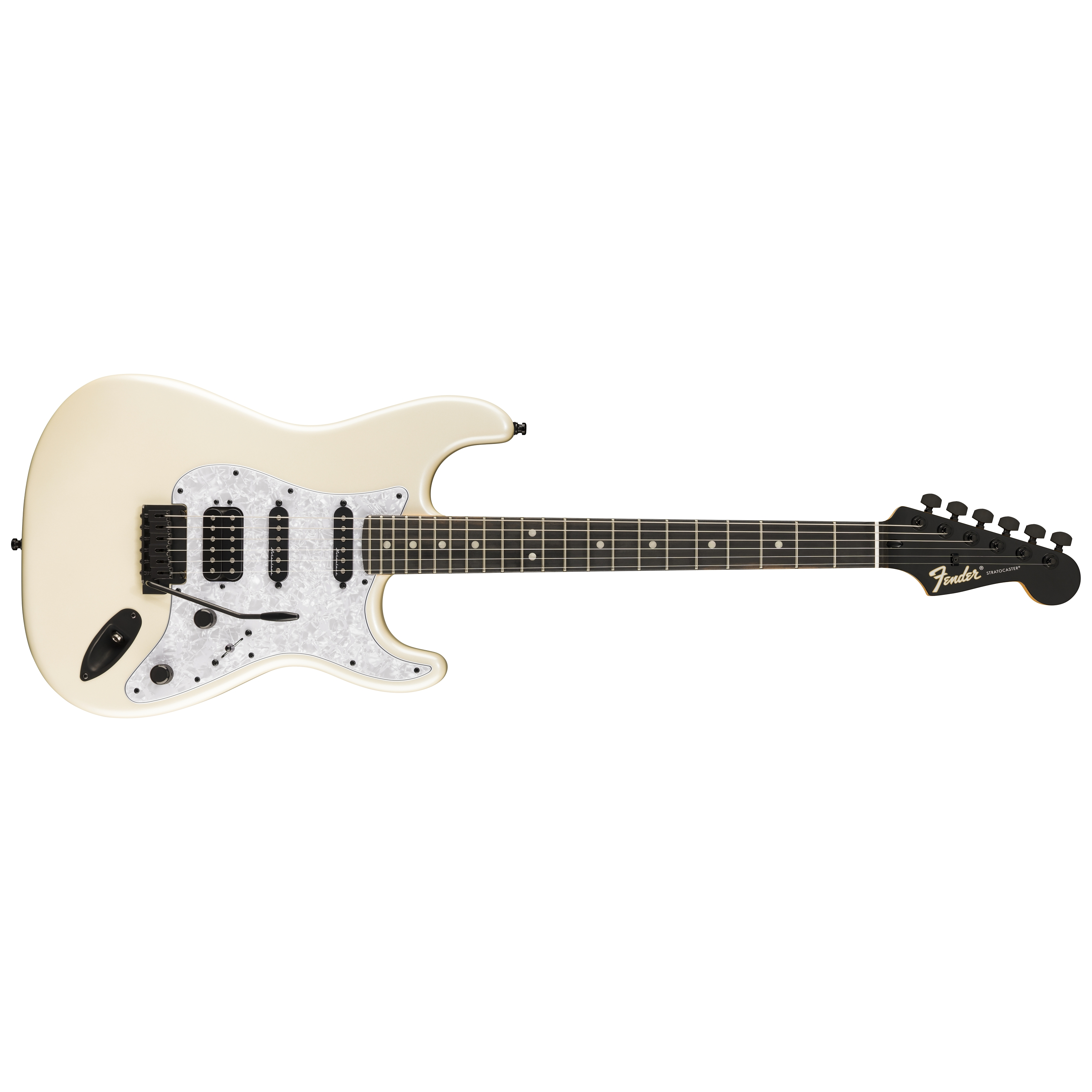 Fender LTD Edition Player Fusion Stratocaster HSS EB Olympic Pearl 1