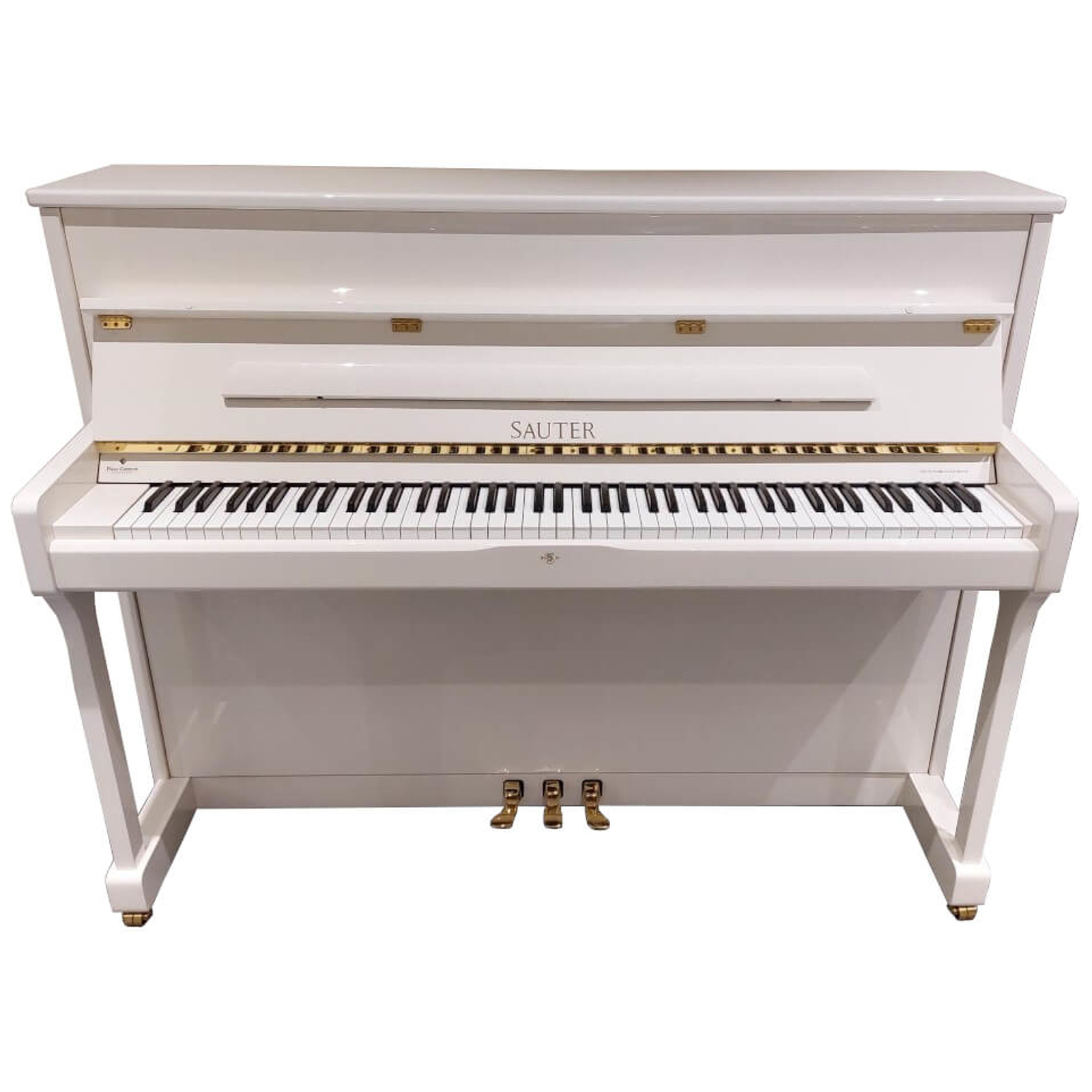 Sauter Carus 112 WHP Weiß Hochglanz - Klavier