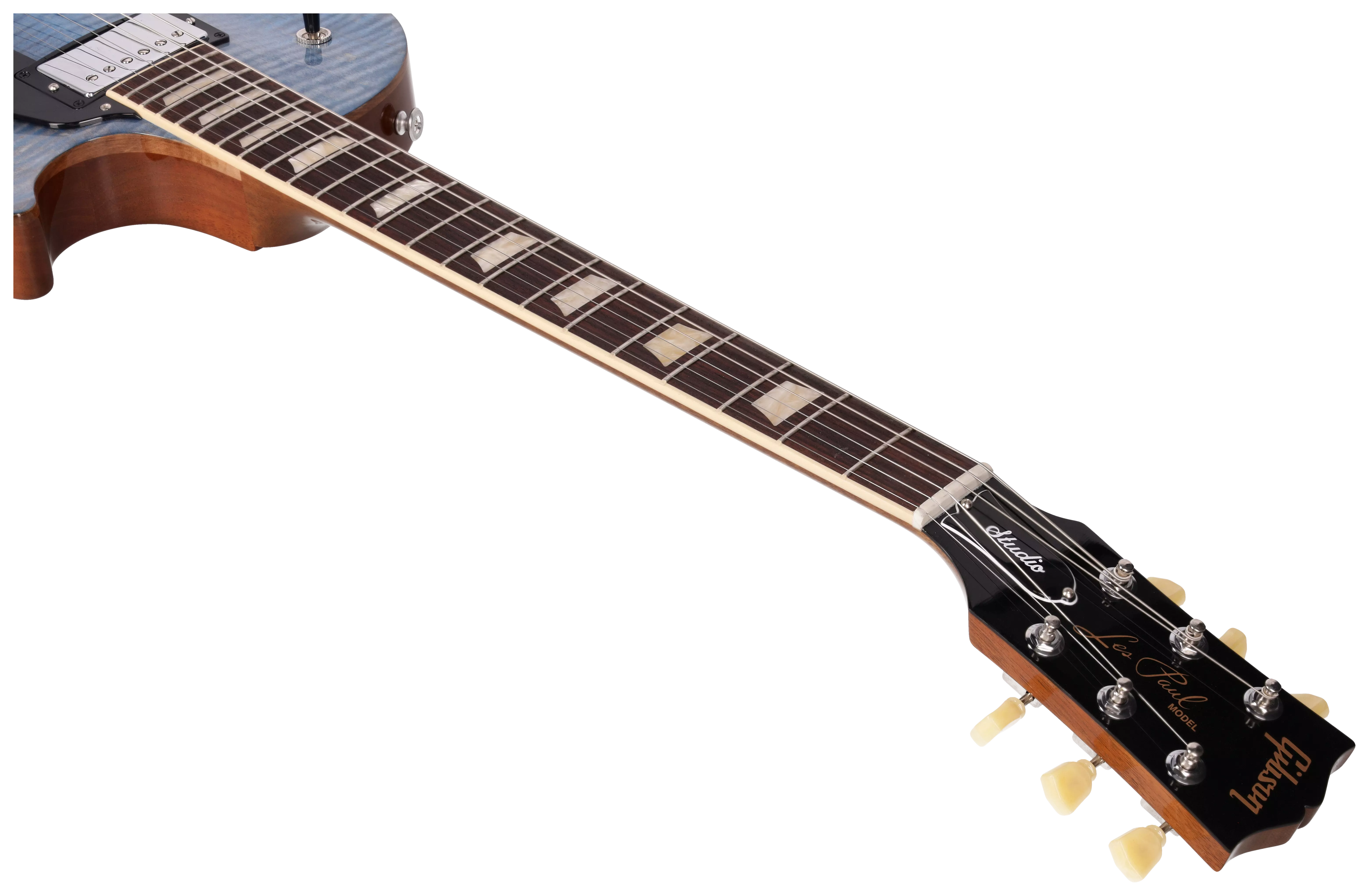 Gibson Les Paul Studio Figured Ocean Blue 15