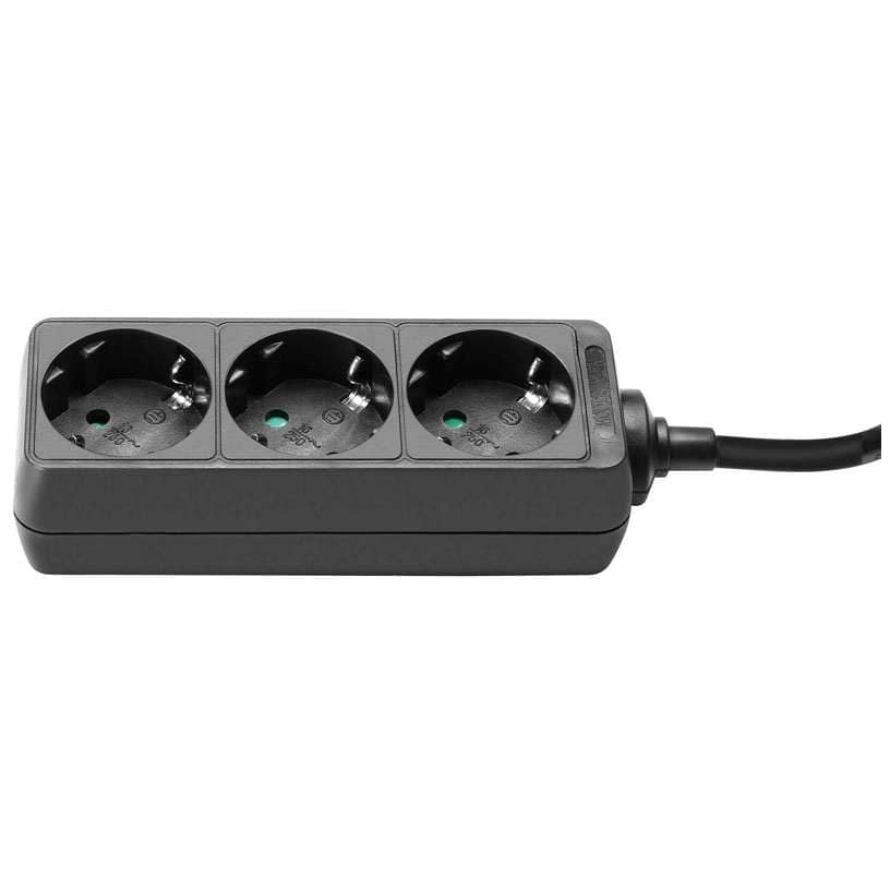 Adam Hall - Adam Hall Schuko Steckdosenleiste 3-Fach 1,4 Meter Schwarz 3x 1,5 mm - 1