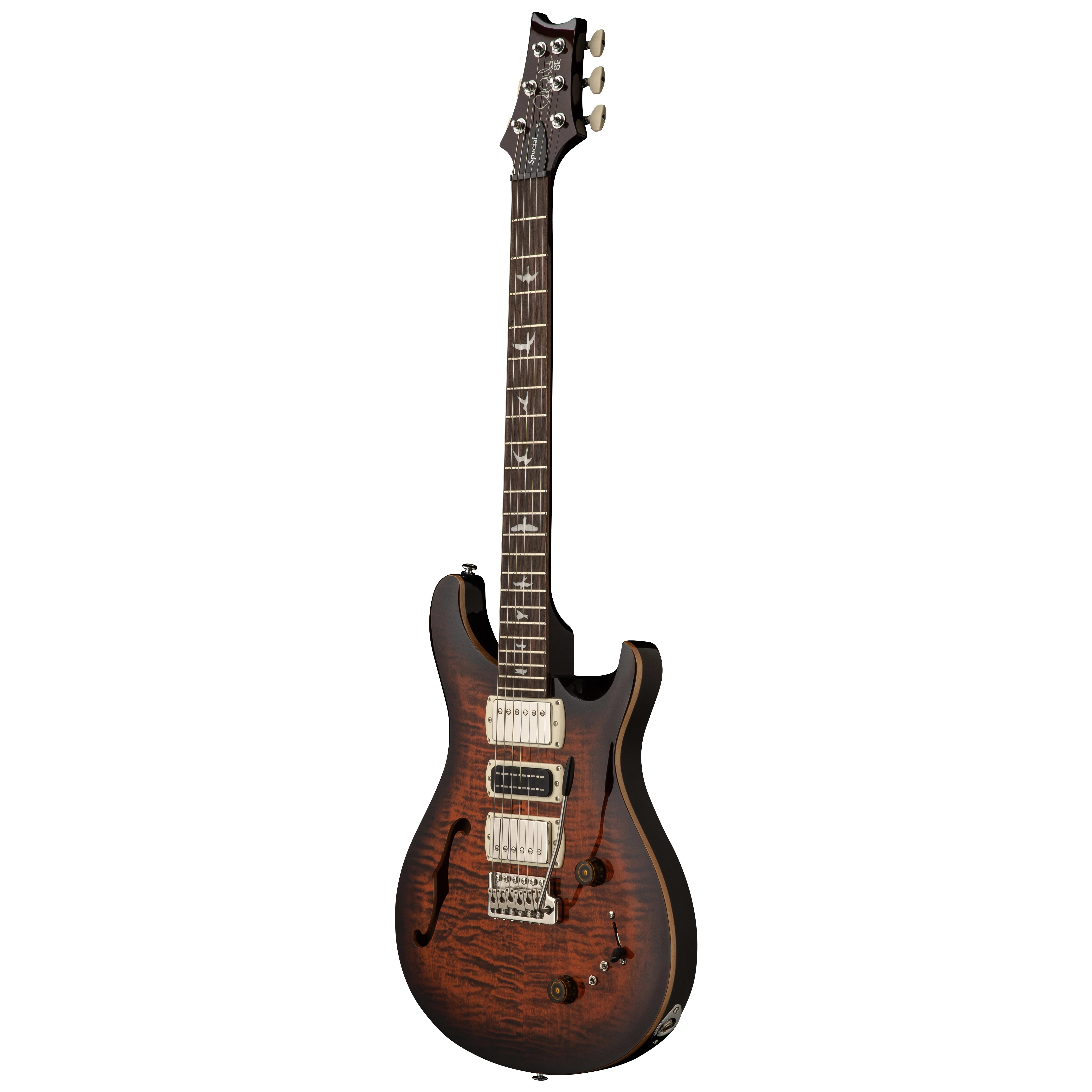 PRS SE Special Semi-Hollow Orange Tiger Smokeburst 2