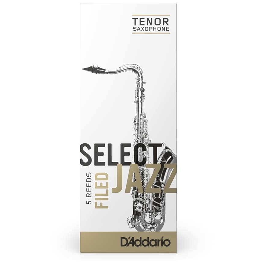 D’Addario Woodwinds Rico Select Jazz filed -  Tenor Sax 4S - 5er Pack