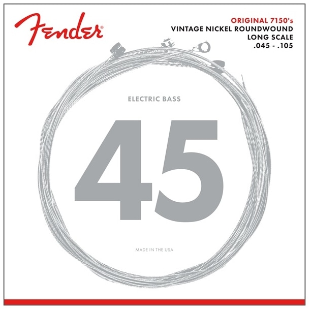 Fender - Fender 7150M - Original Bass Pure Nickel Roundwound 045 - 105