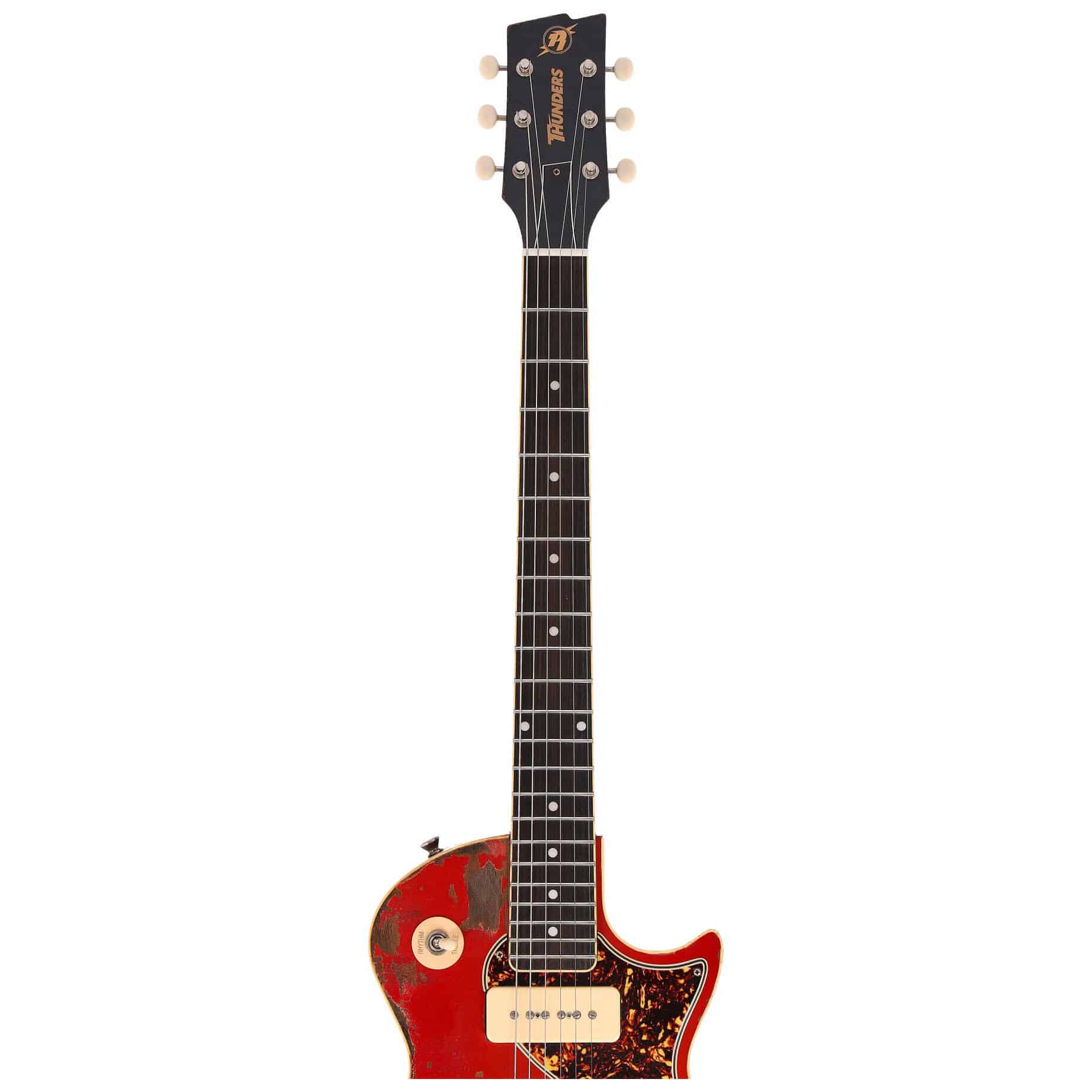 Rock N Roll Relics Thunders II SC Candy Apple Red Heavy Aged 5