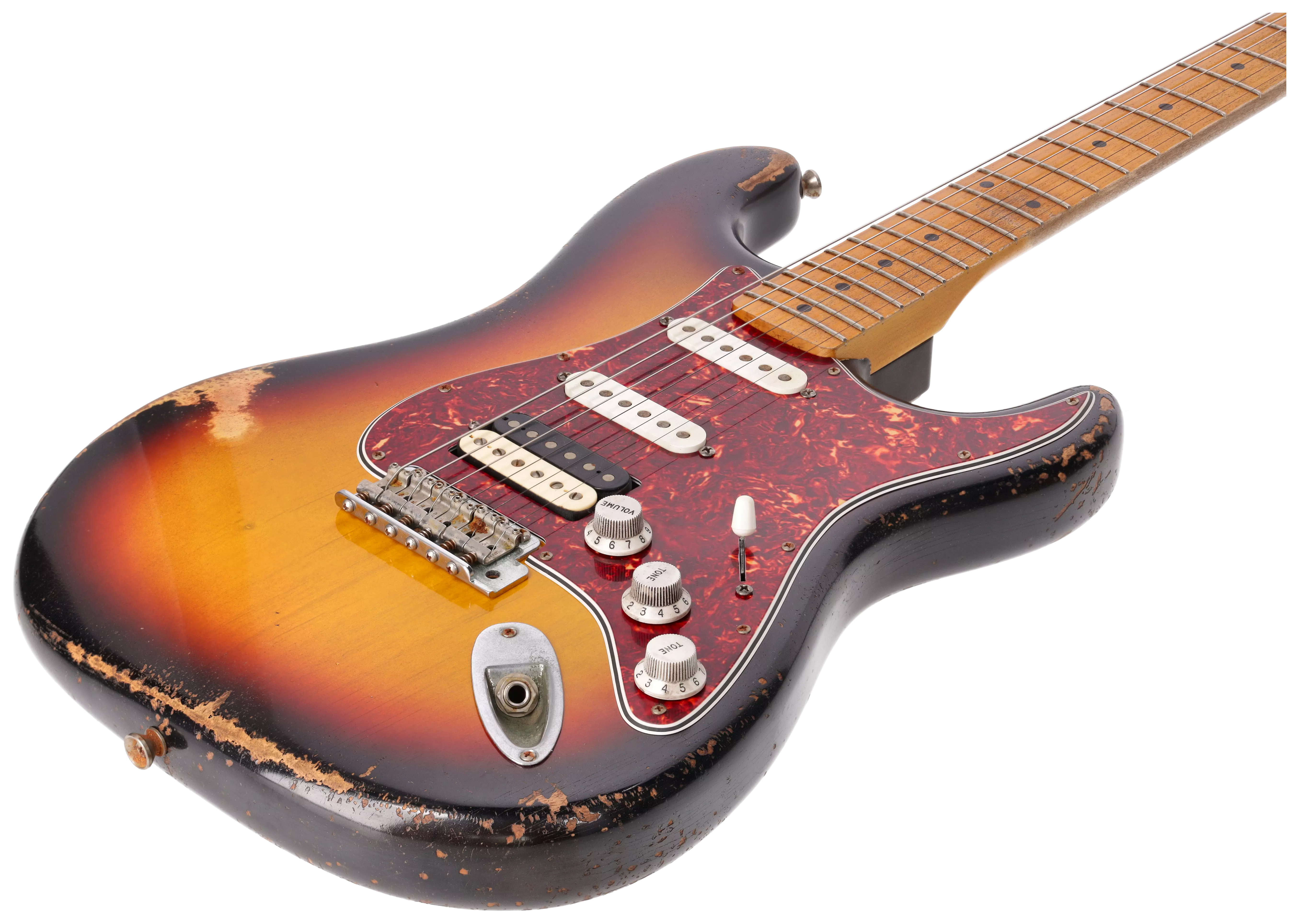 Rock N Roll Relics Blackmore Model HSS 3TS Heavy Aged #3 4