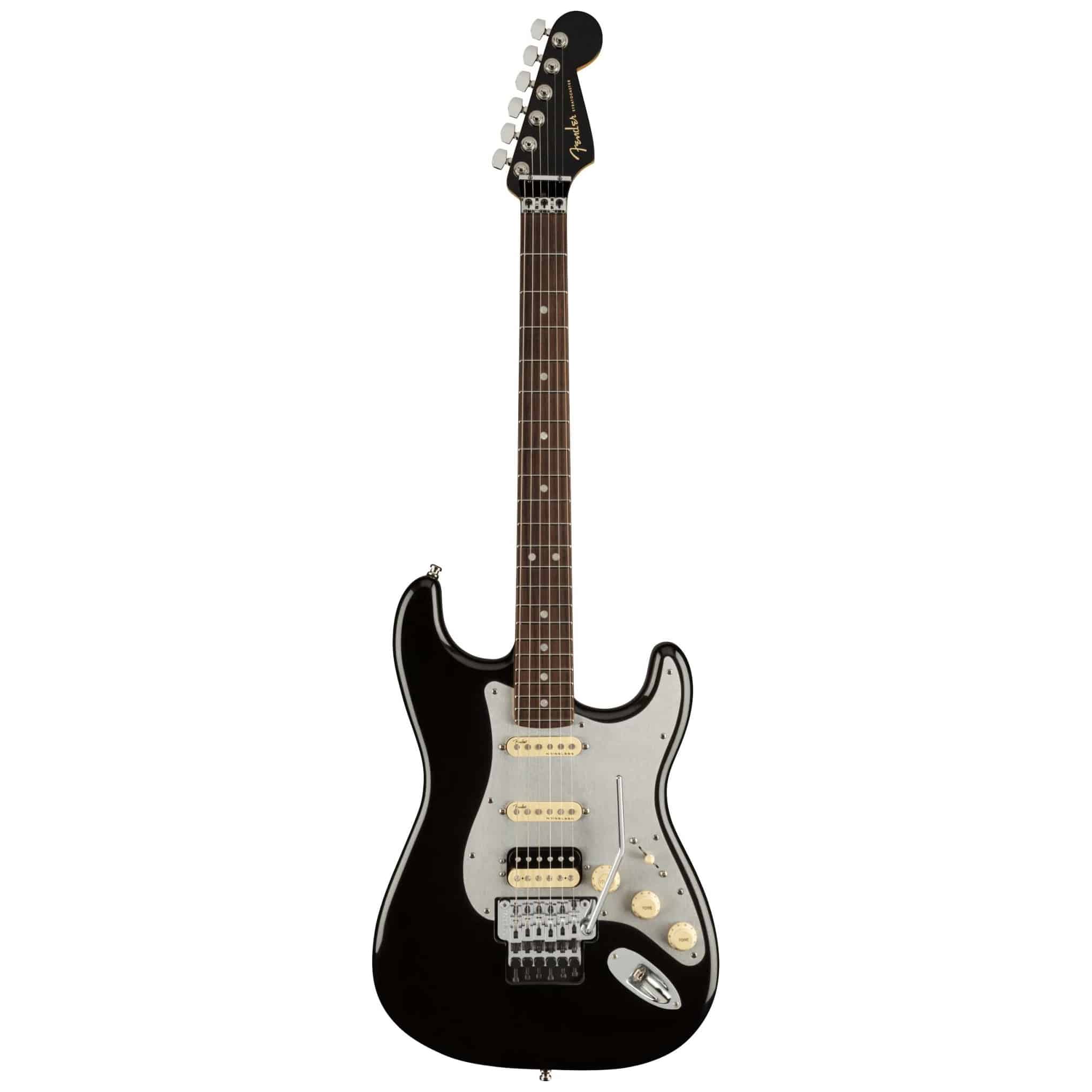 Fender American Ultra Luxe Strat HSS RW FR MBK