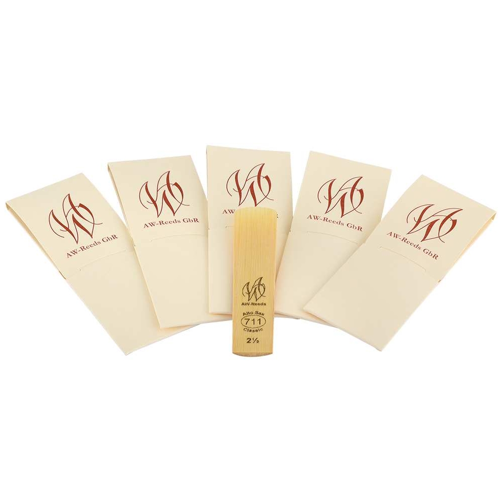 AW Reeds 711 2.5 Alto Saxophone Pack of 5