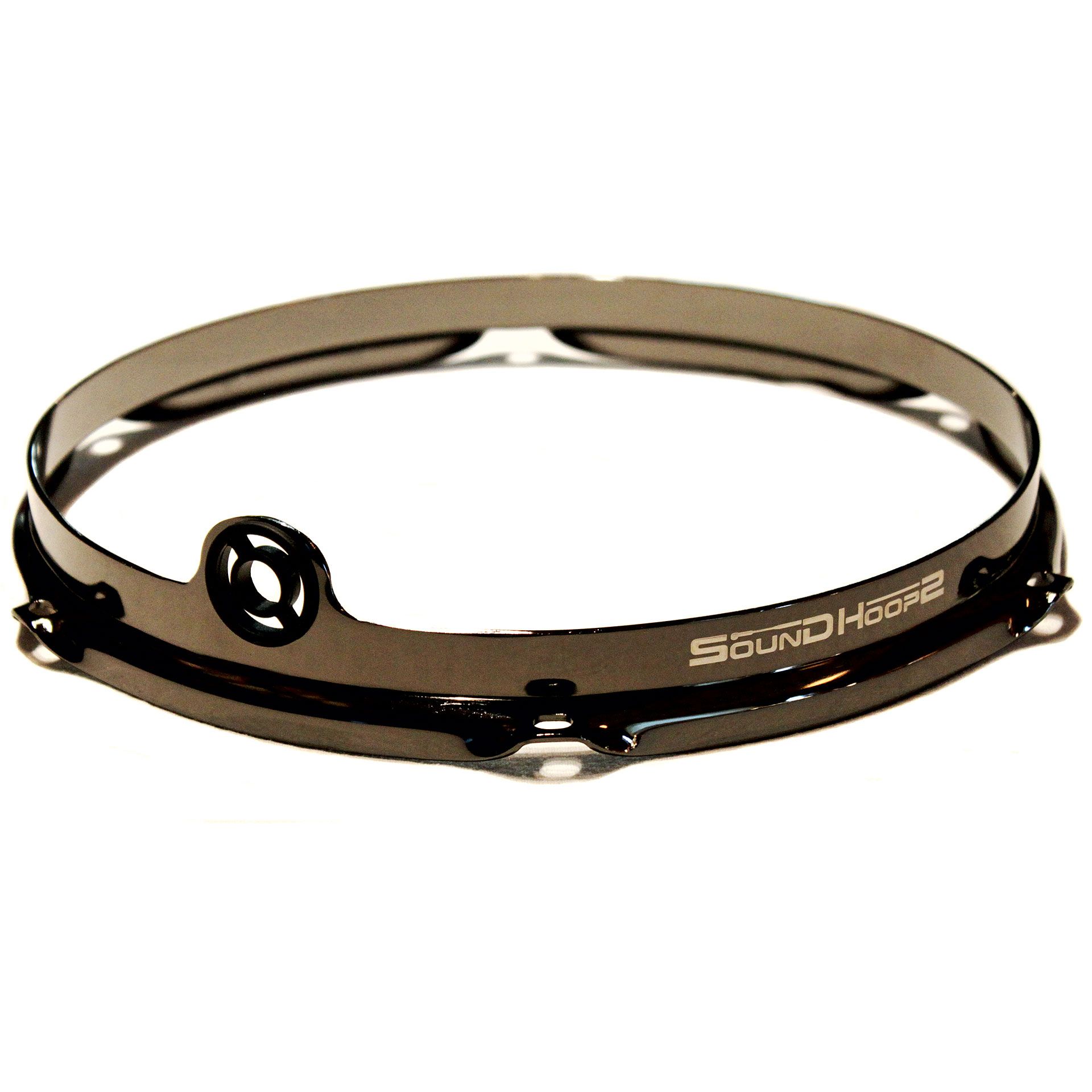 Pro 10" Black Nickel Tom Hoop 6 Holes