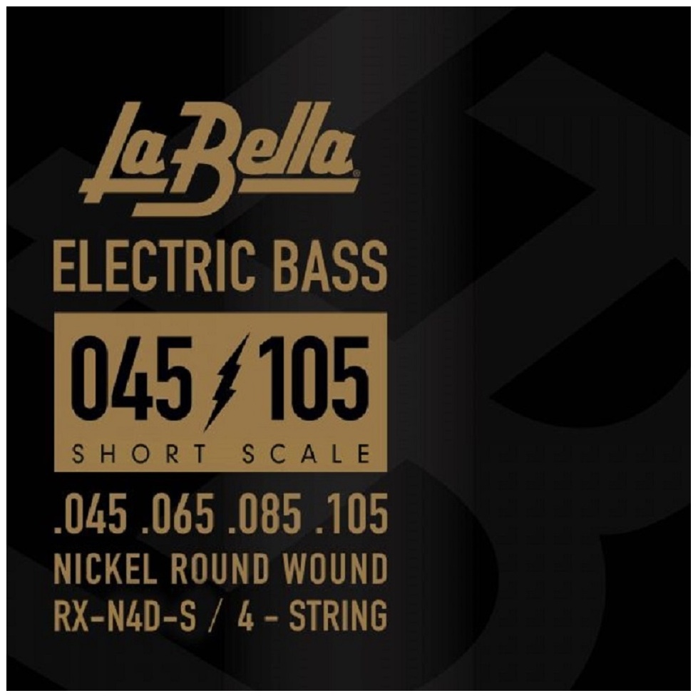 La Bella RX-N4d-S Bass Saiten Nickel Plated Short Scale 045-105