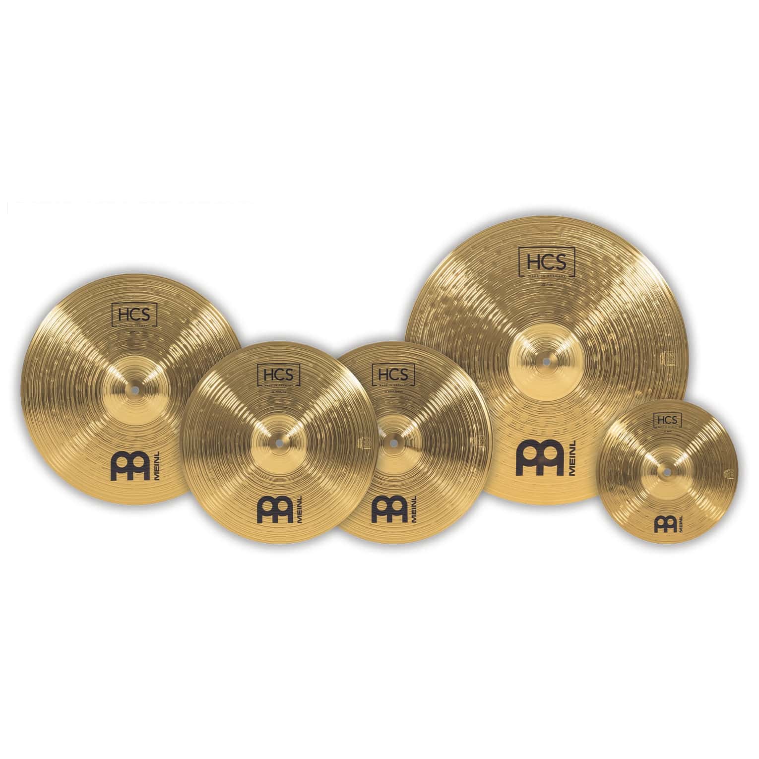 Meinl Cymbals HCS141620+10 - HCS Complete Cymbal Set + free 10" Splash 