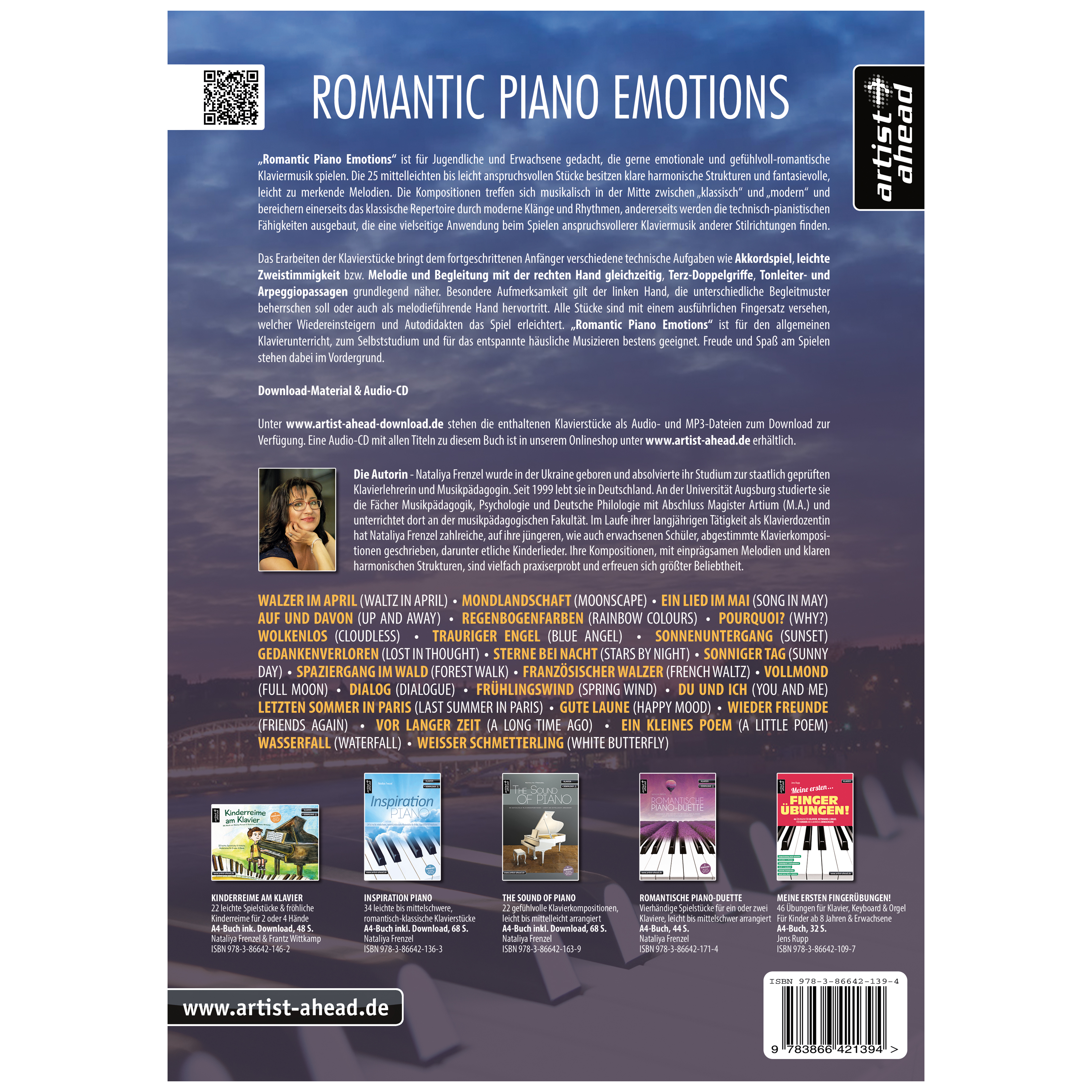 Artist Ahead Romantic Piano Emotions - Nataliya Frenzel 1