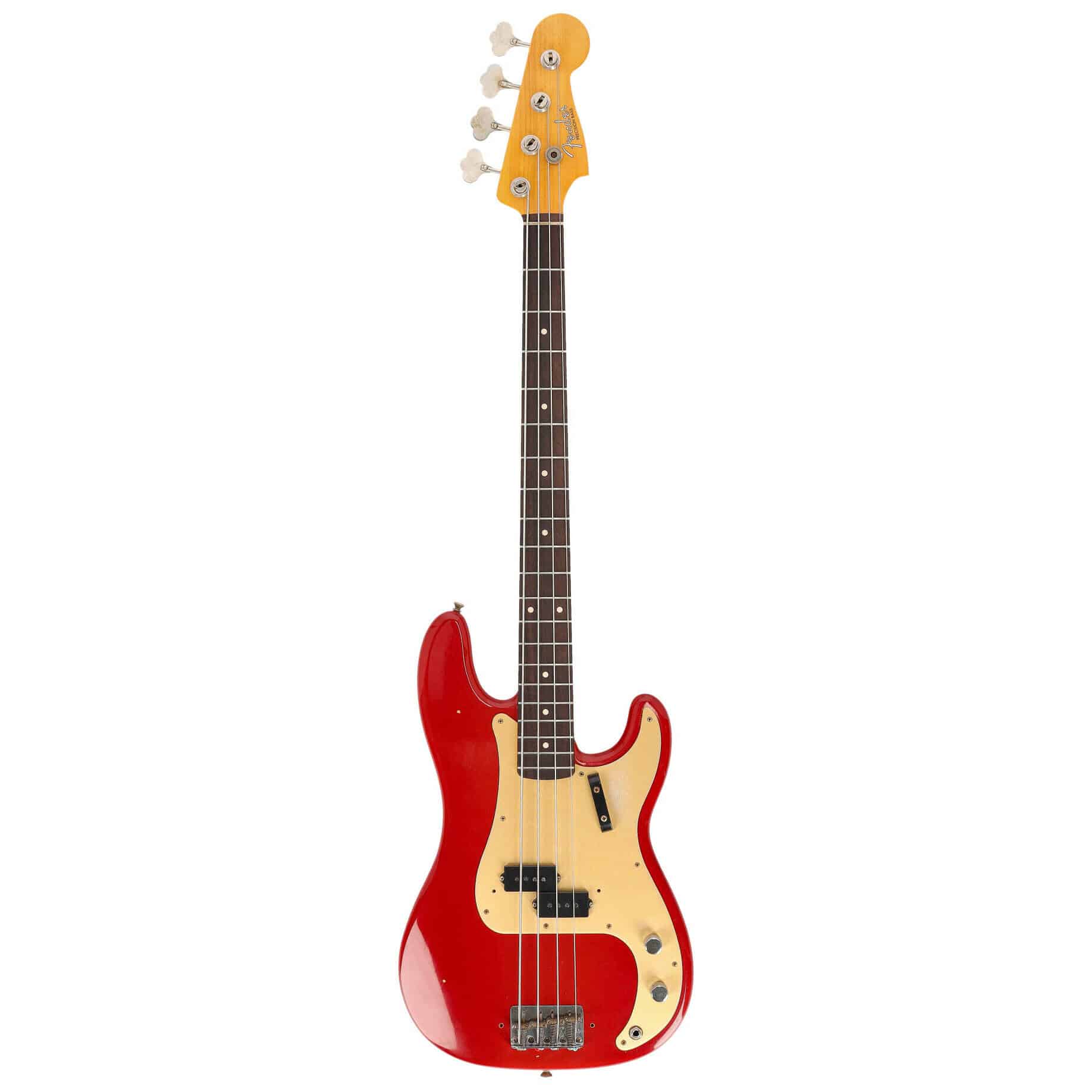 Fender Custom Shop Limited Edition '59 Precision Bass Journeyman Relic RW Aged Dakota Red