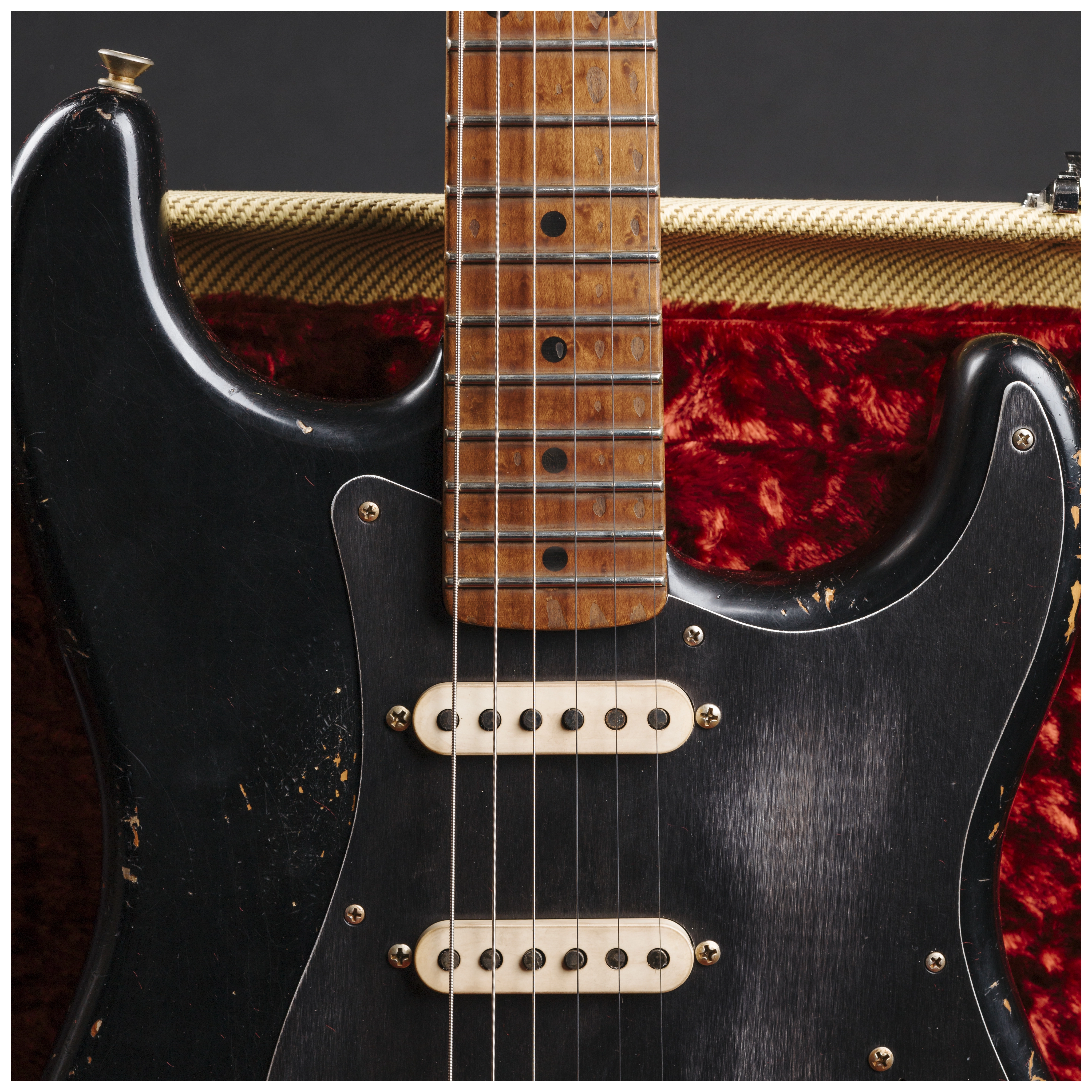Fender Custom Shop 50´s Stratocaster HVYREL BLK over VB MBAH #R147632 24