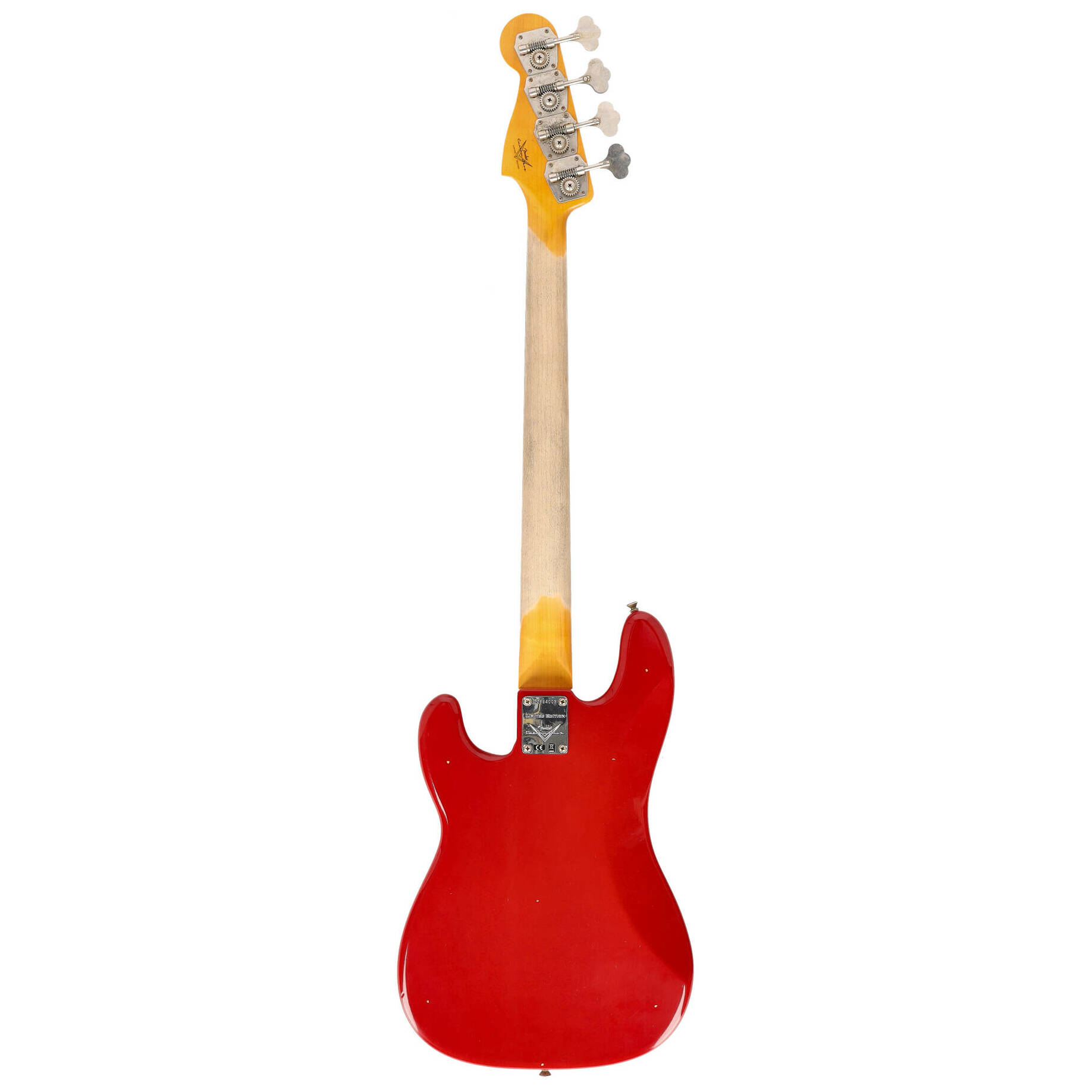 Fender Custom Shop Limited Edition '59 Precision Bass Journeyman Relic RW Aged Dakota Red 2