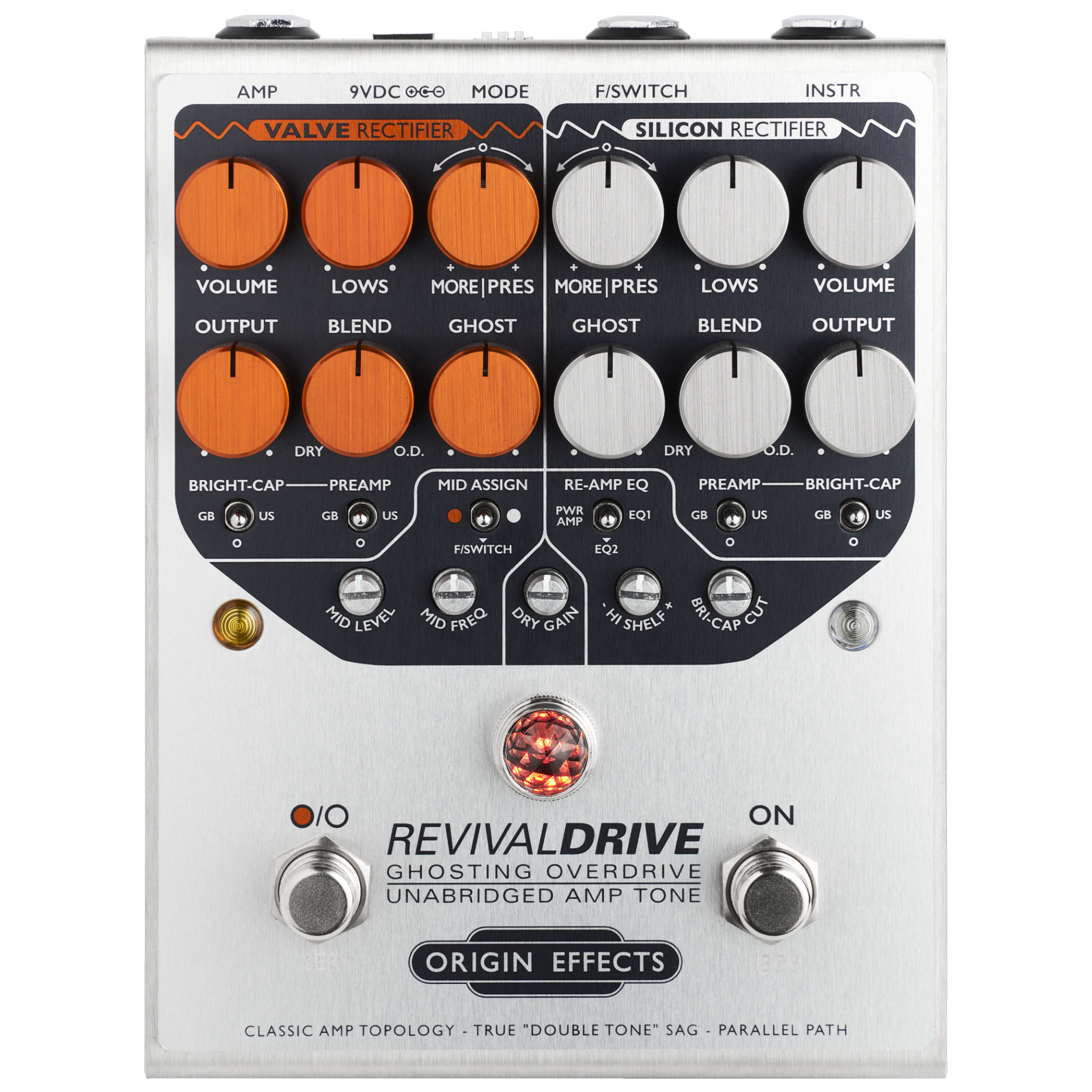 Origin Effects RevivalDRIVE and Footswitch Bundle 3